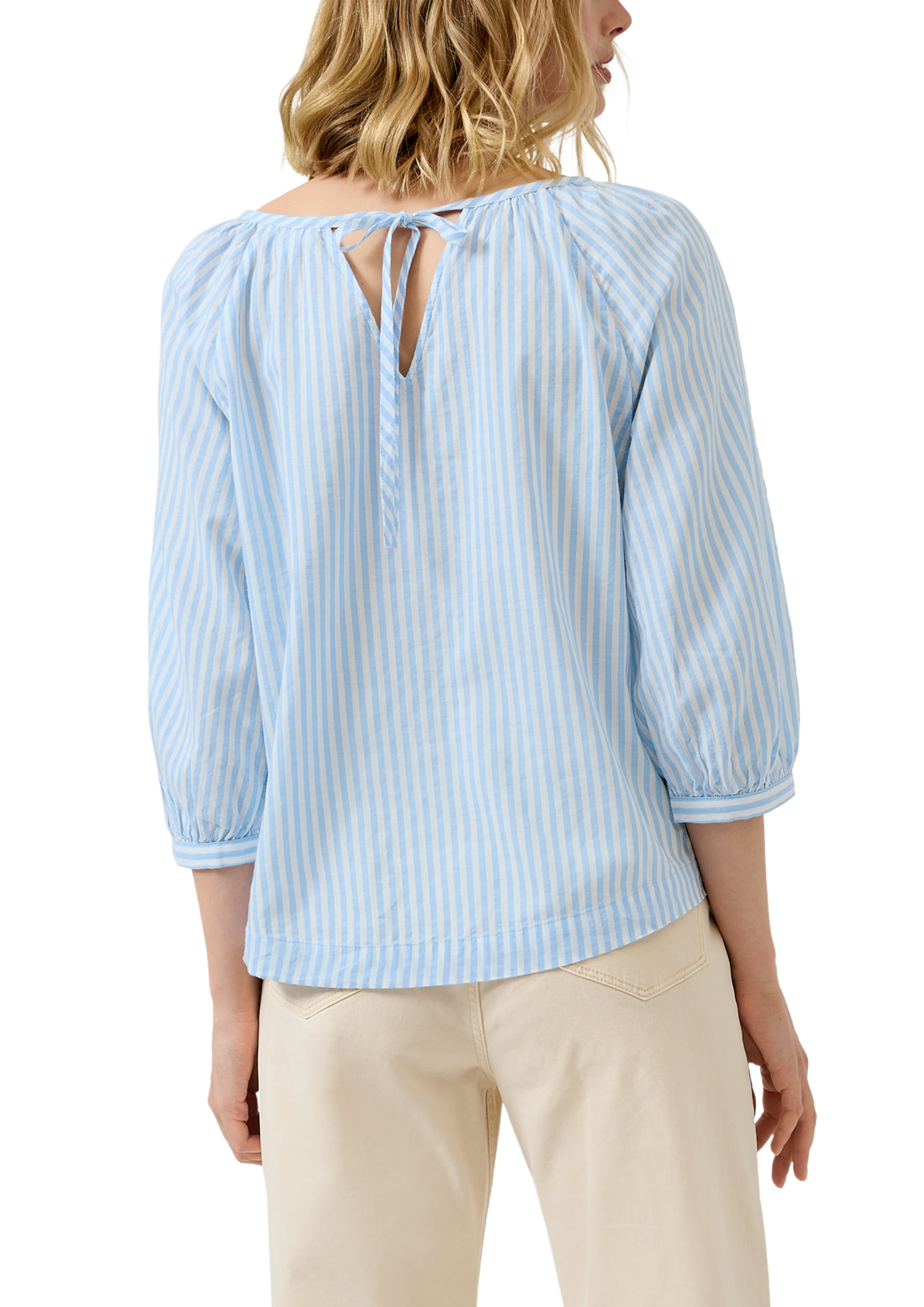 s.Oliver Klassische Bluse mit Streifen Muster