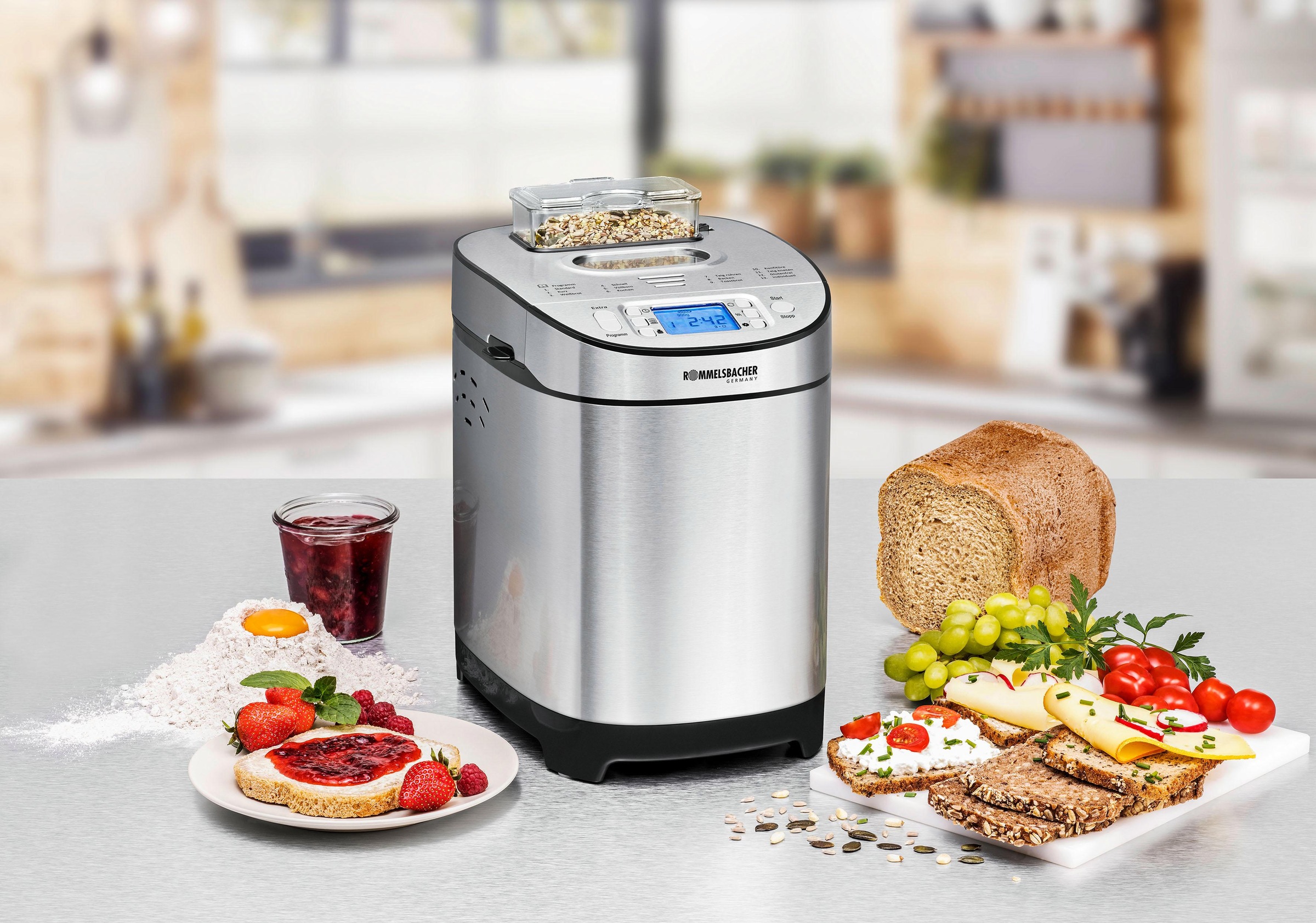 Rommelsbacher Brotbackautomat BA kaufen 13 550, Watt online Programme, 550