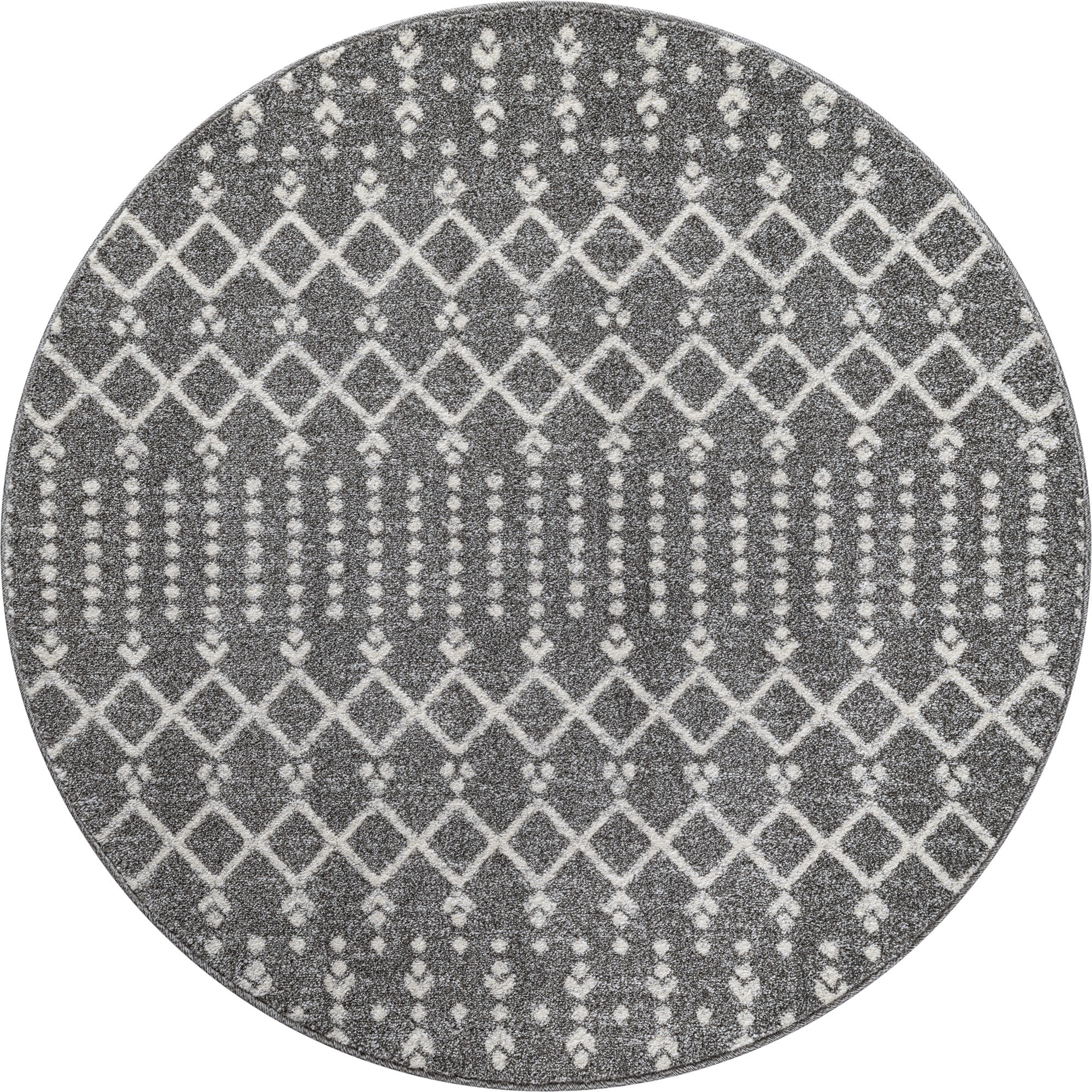 Sanat Teppich »Boho 8203« rund 10 mm Höhe Kurzflor, robust, Boho, Scandic, günstig online kaufen