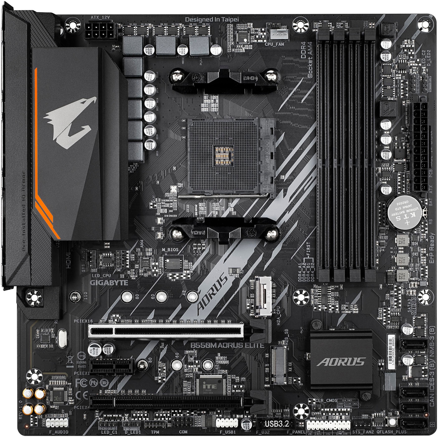 Gigabyte Mainboard »B550M AORUS ELITE«