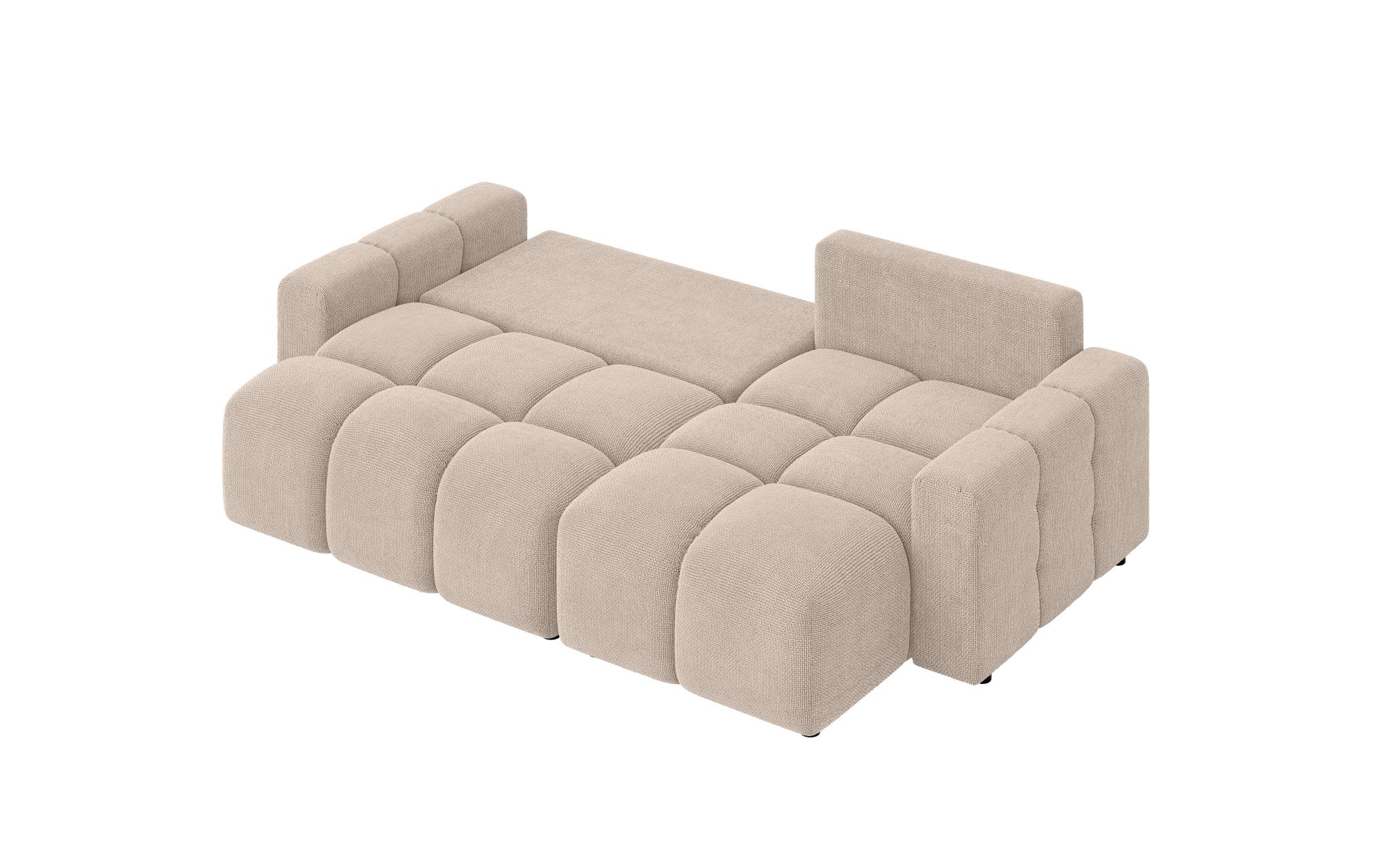 INOSIGN Ecksofa »FELICI, Schlafsofa 233cm, L-Form mit Recamiere beidseitig montierbar«, Designsofa mit Bettfunktion und Bettkasten, Maße B/T/H: 233/142/88 cm