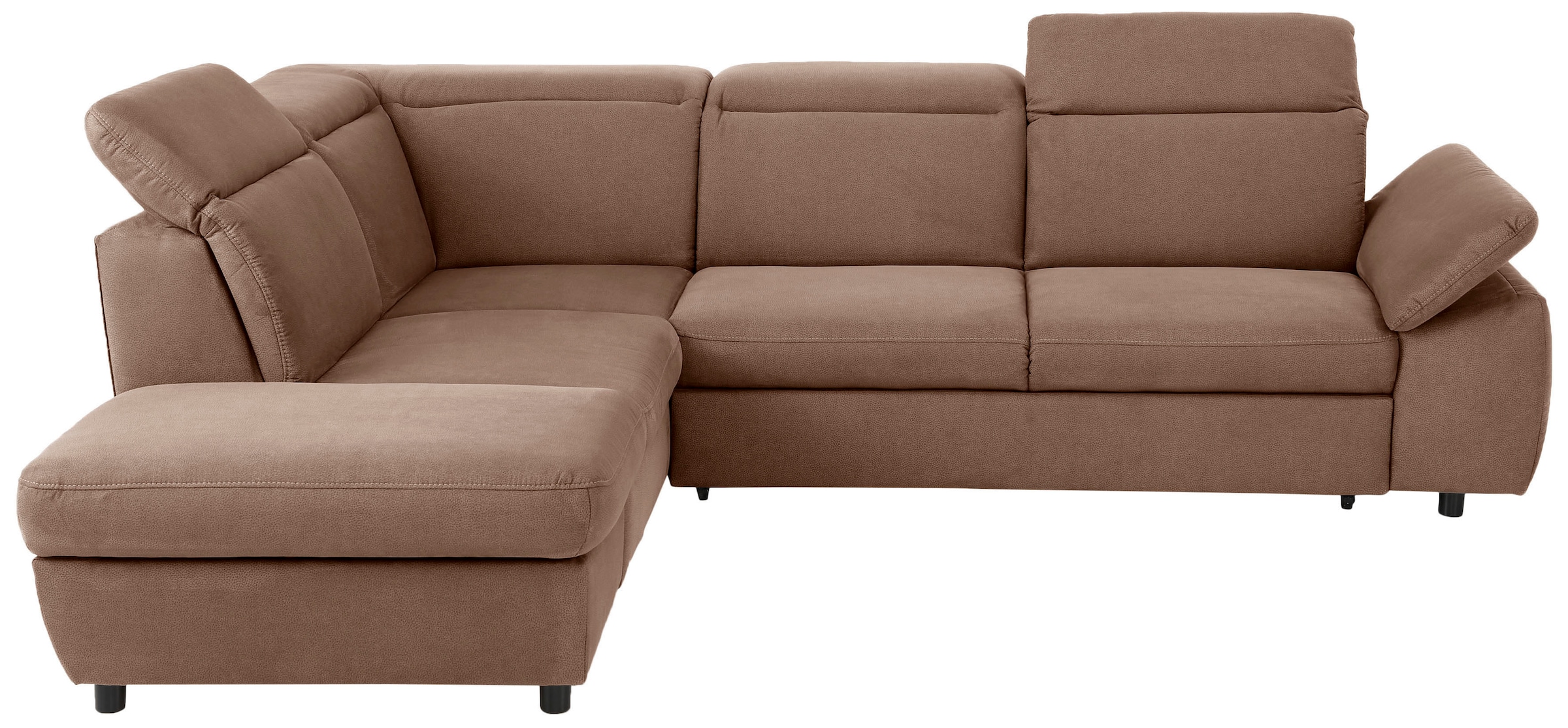 Home affaire Ecksofa »Mauritius L-Form«, mit Ottomane, mit Kopfteil- und Armlehnverstellung