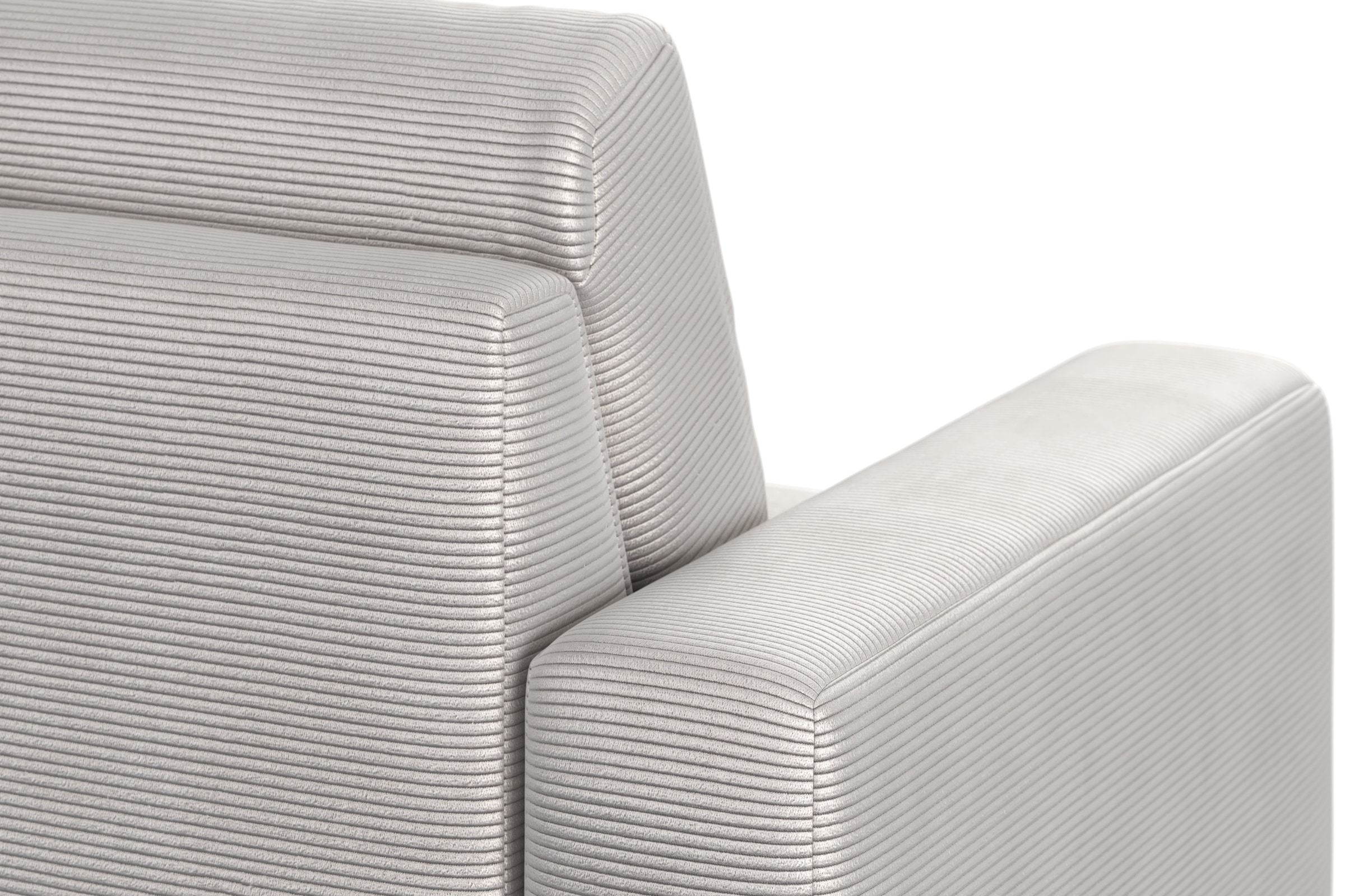 Home affaire Ecksofa »Summer L-Form«, mit Ottomane, mit oder ohne Bettfunktion und Bettkasten, Cord-Bezug