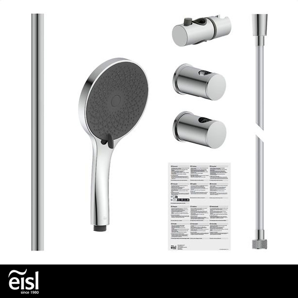 Eisl Stangenbrause-Set »GRANDE VITA« 1 Stk. tlg. Höhenverstellbar / 3-fach verstellbar / Antikalk / wassersparend