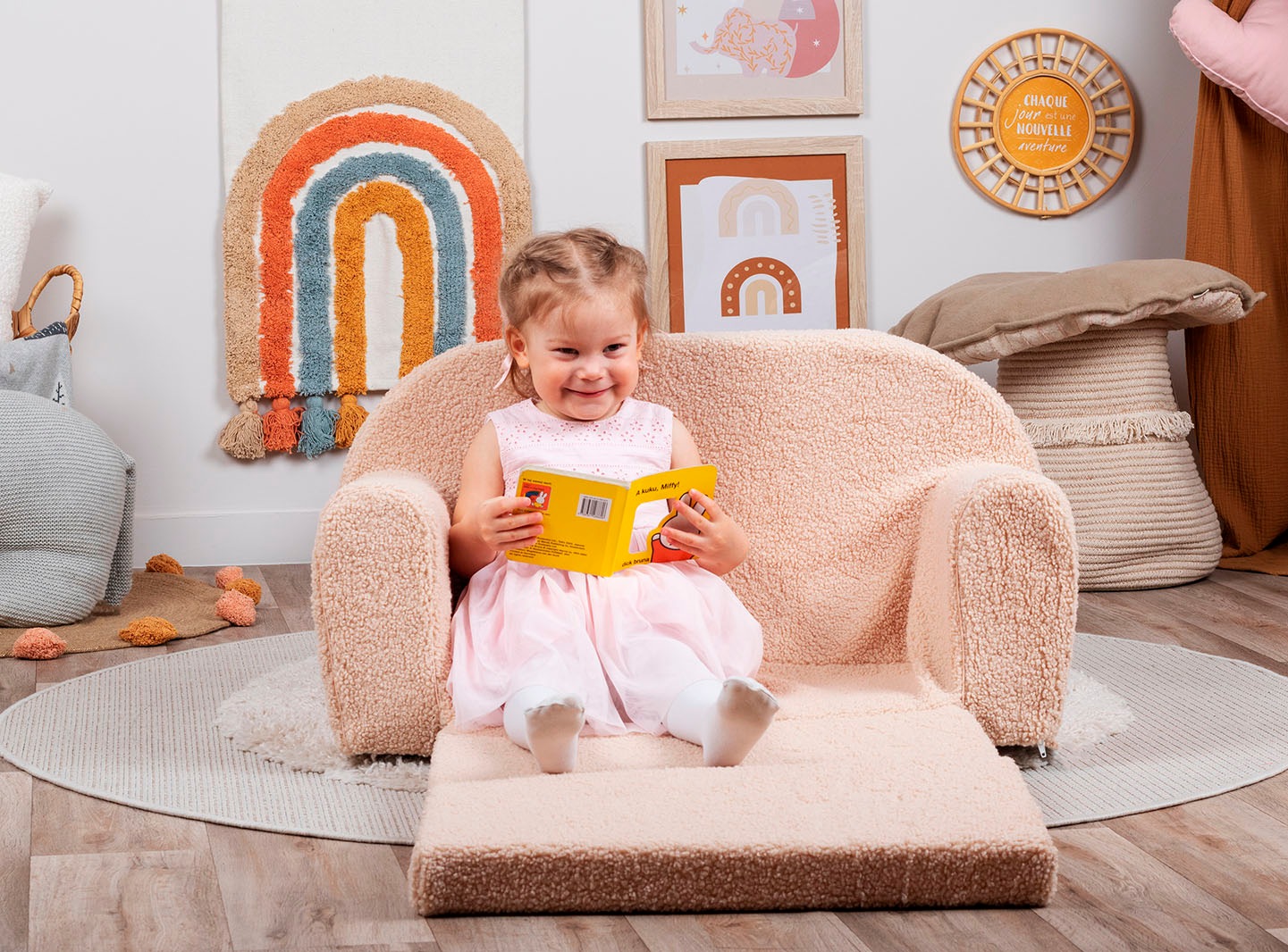 Knorrtoys® Sofa »Soft, plush beige«, für Kinder; Made in Europe