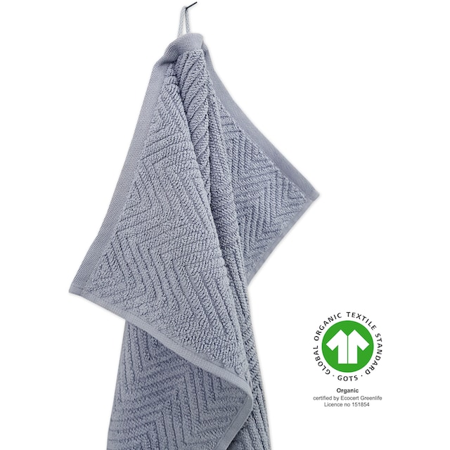 framsohn frottier Handtücher »Ocean Bio Handtücher«, (2 St.), hergestellt  in Österreich, mit Kordel, gedrehter Bauschzwirn bequem und schnell  bestellen
