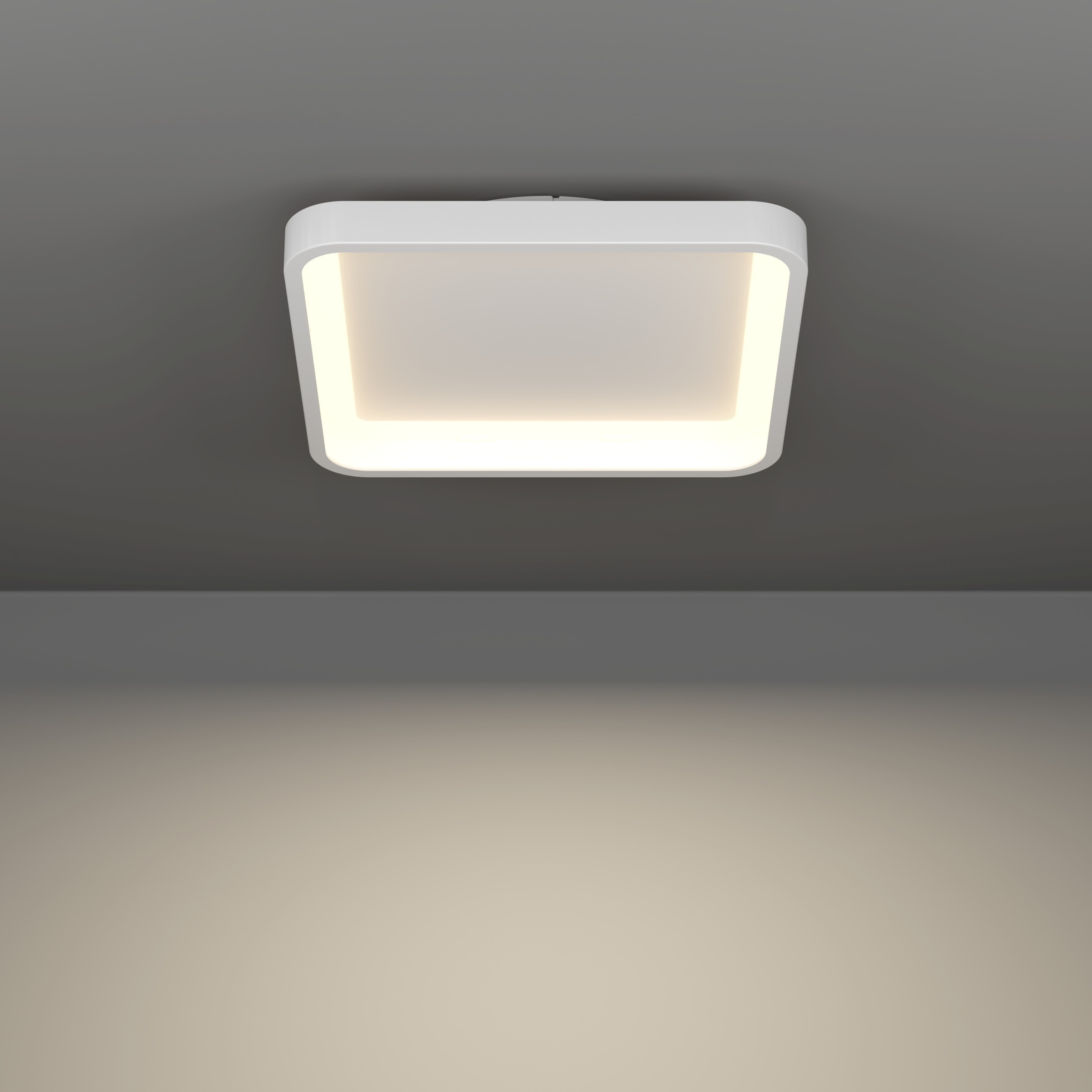 EGLO Deckenleuchte »LORETELLO-Z Deckenlampe - Stahl - LED - 20W - IP20« LED-Modul 1 Stk. Kaltweiß | Neutralweiß | RGB | Warmweiß Wohzimmerlampe, Esszimmerlampe, Flur, Schlafzimmer, L35 x B35 x H7,5cm