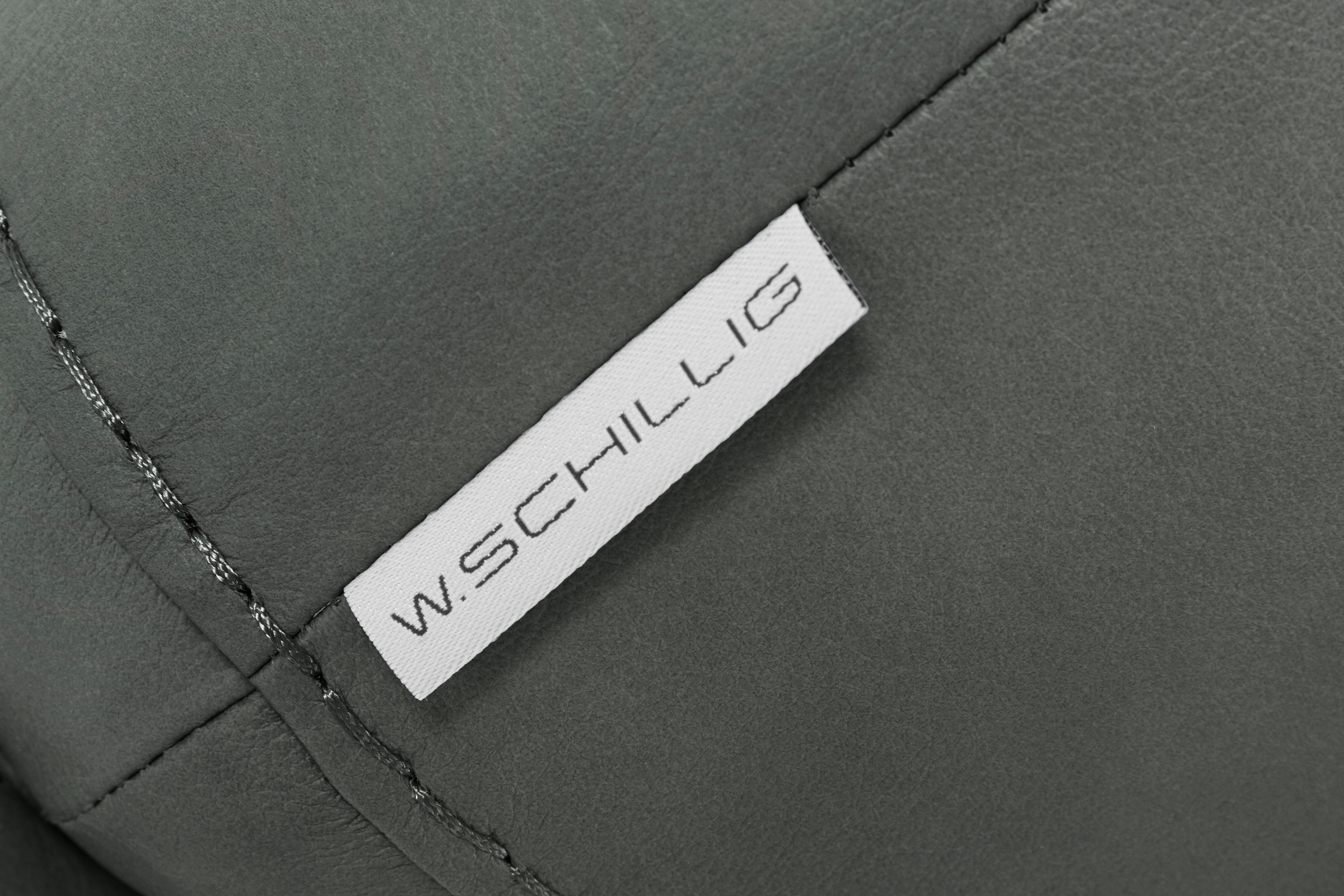 W.SCHILLIG Hocker »montanaa«, mit Metallkufen in Silber matt, Breite 141 cm