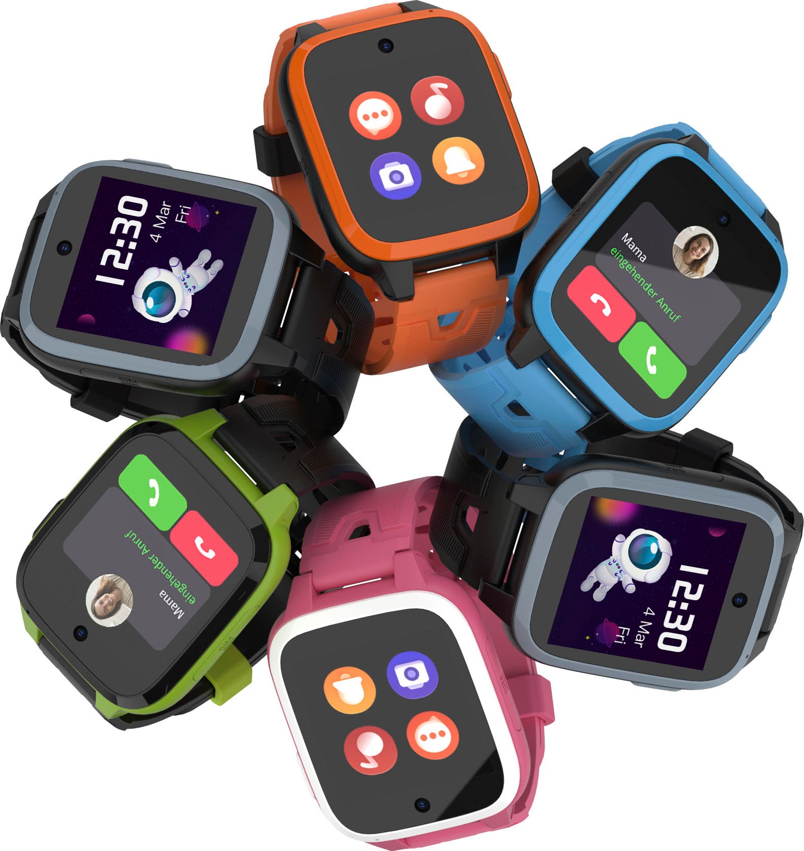 Xplora Smartwatch »XG03 Kinder«, (3,3 cm / 1,3 Zoll), RTOS, 128 GB, inkl. Connect Sim Karte & Panzerglass Displayschutz)