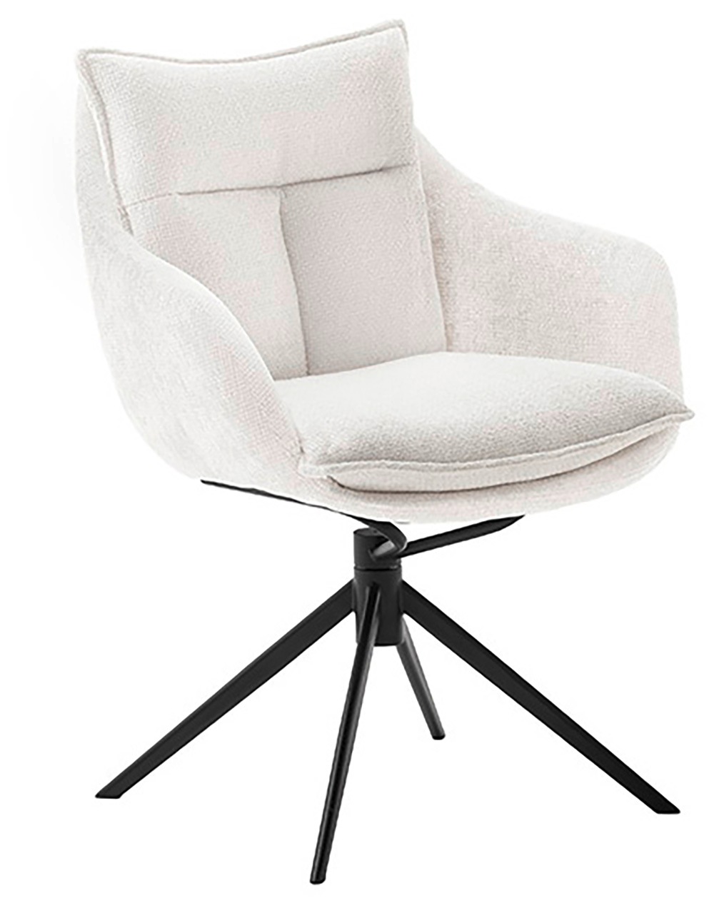 MCA furniture Esszimmerstuhl »PARKER«, Strukturstoff, (2er-Set), drehbar 36 günstig online kaufen