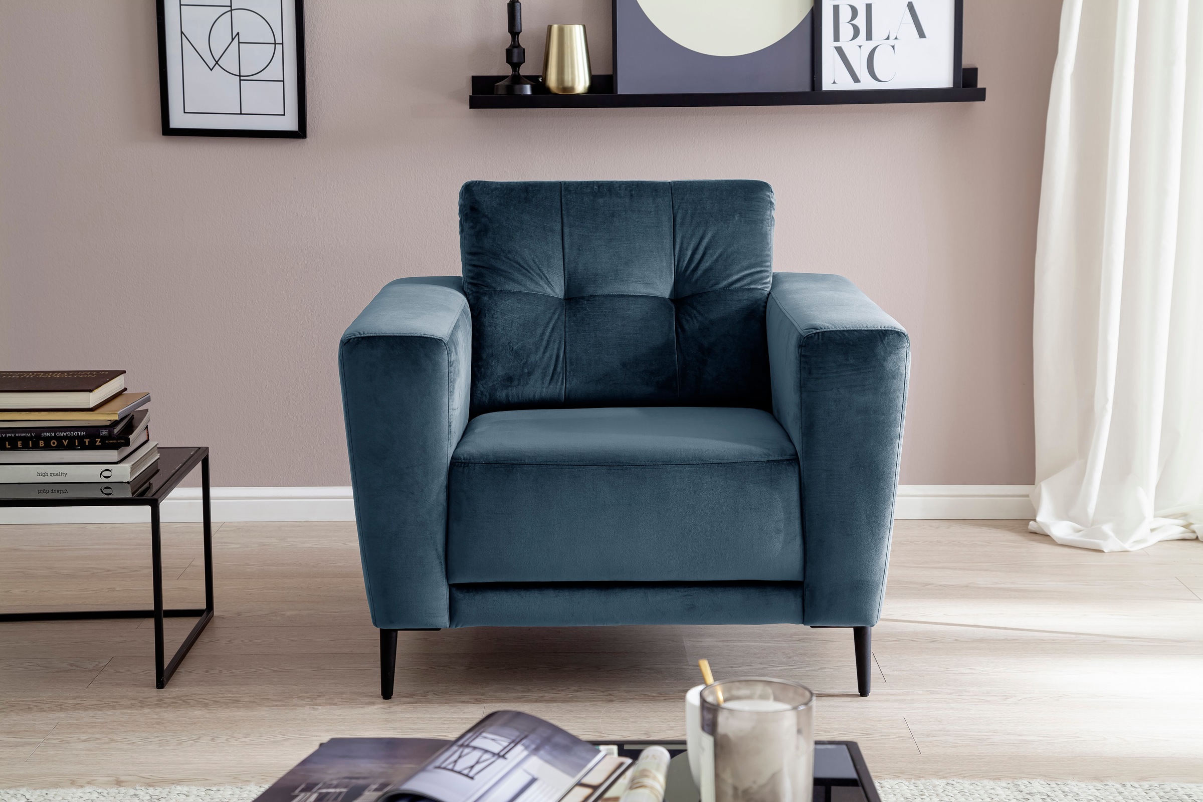 Trends by HG Sessel »Barcelona«, mit Metallfuss, frei im Raum stellbar günstig online kaufen
