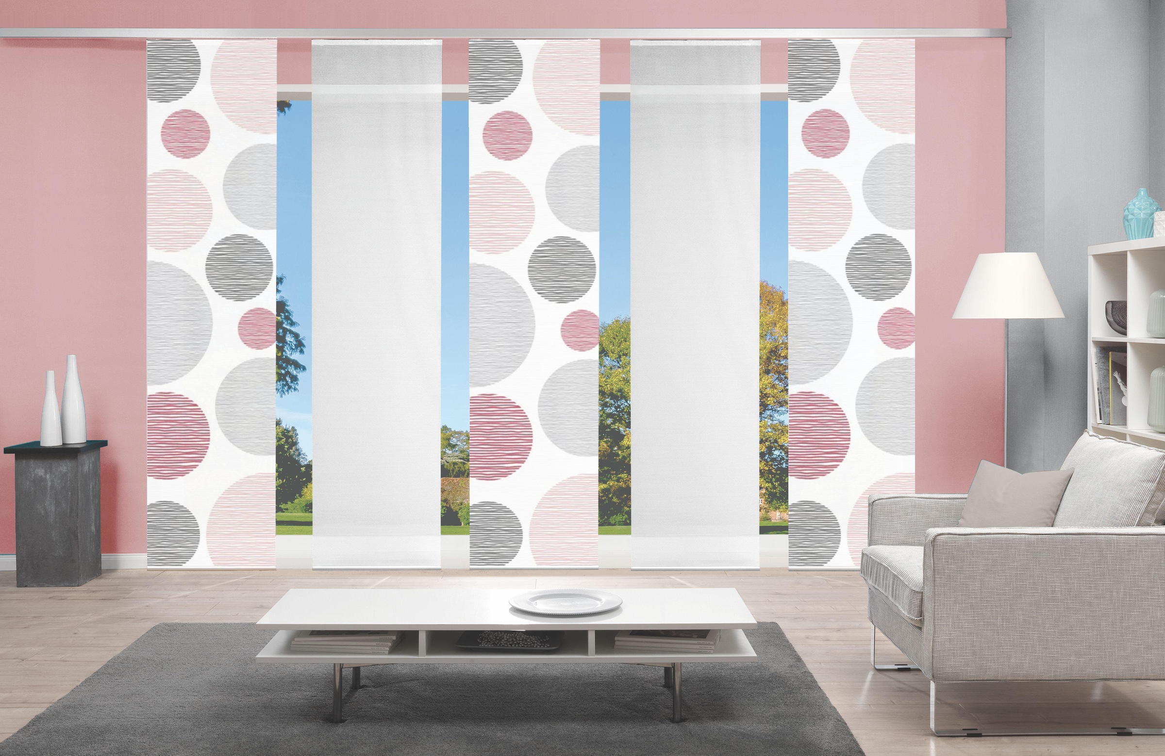 Vision S Schiebegardine »5ER SET BORDEN« Paneelwagen 5 Stk. tlg. HxB: 260x6 günstig online kaufen