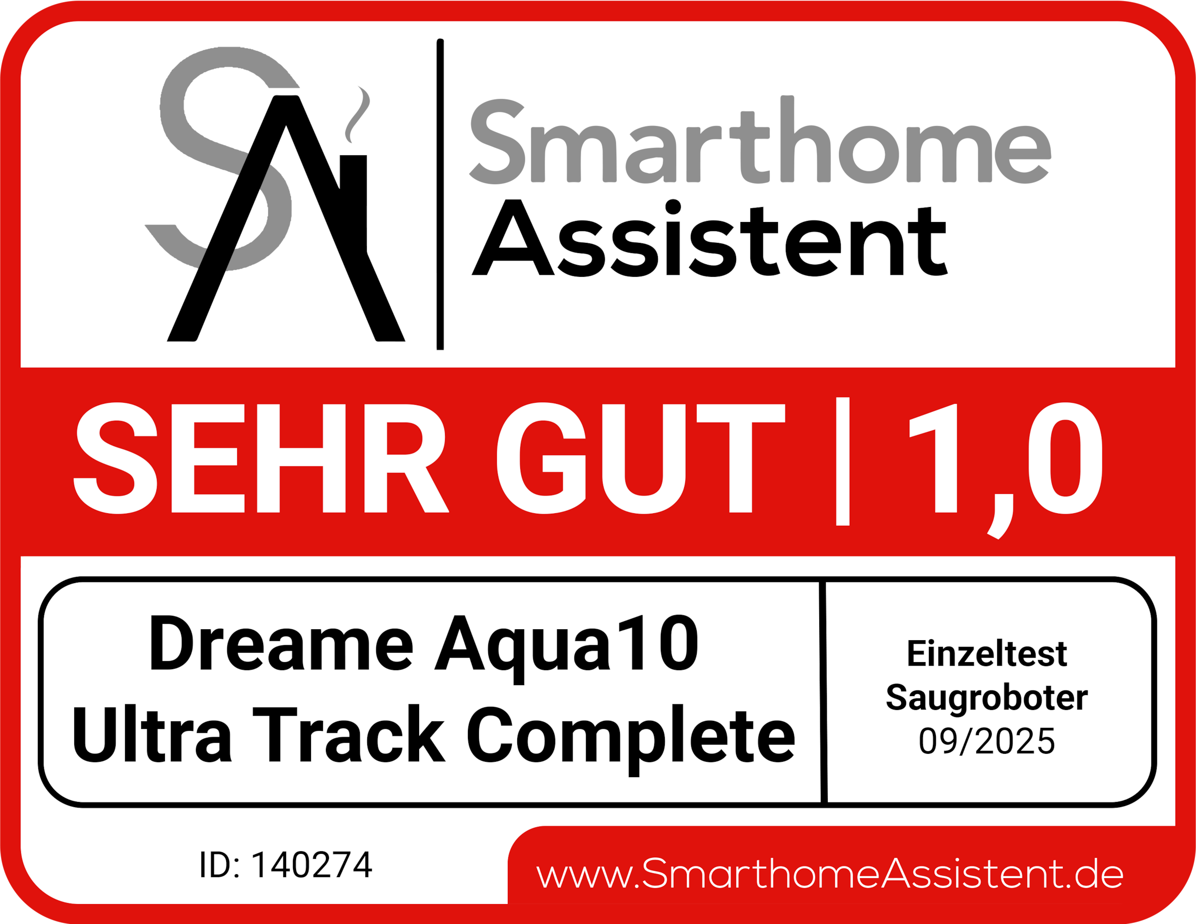 Dreame Saugroboter »mit Wischfunktion Aqua10 Ultra Track Complete White« Warmwasser-Wischsystem, überwindet Hindernisse, 25.000 Pa Saugkraft