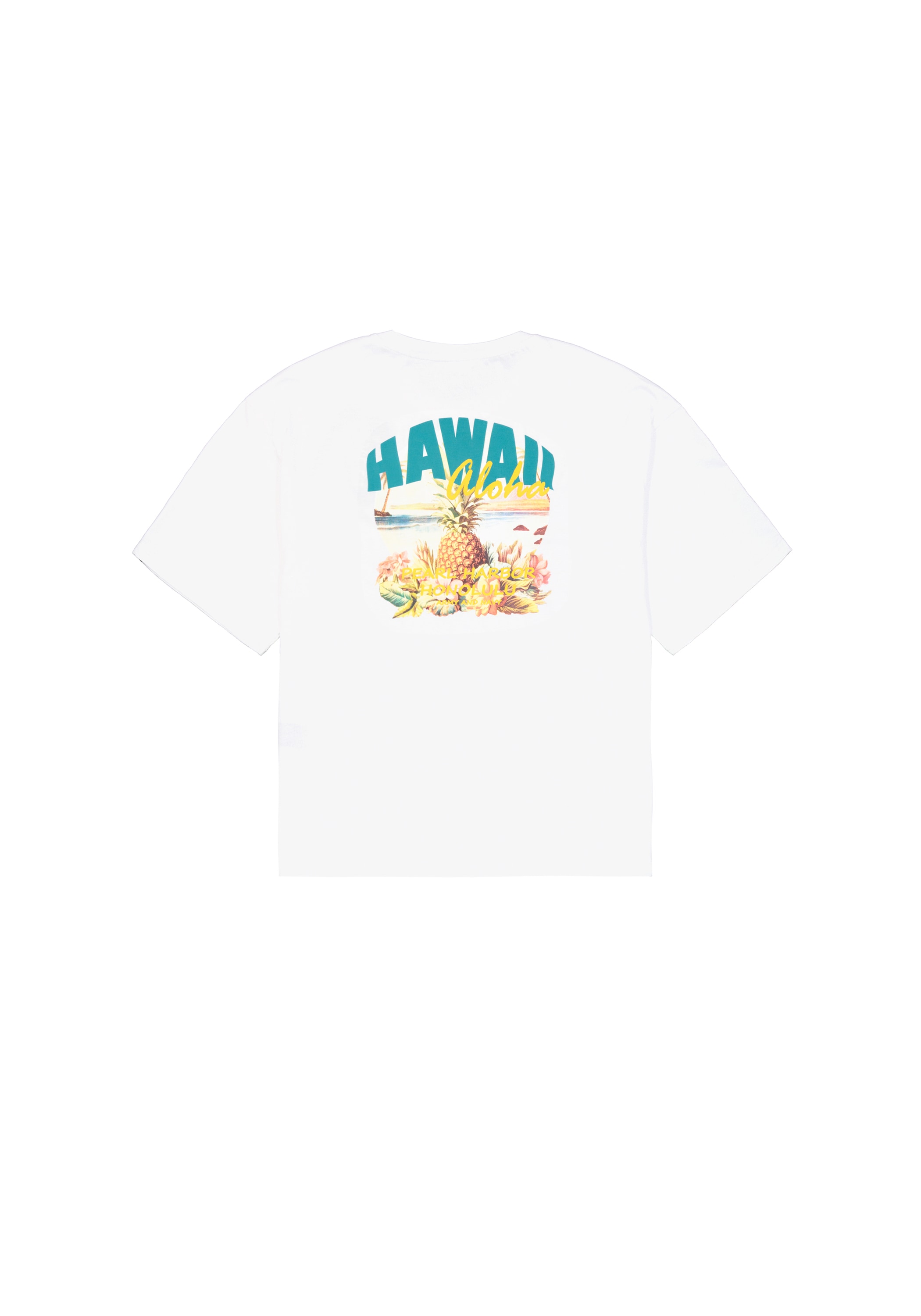 Alpha Industries T-Shirt »Alpha Industries Men - T-Shirts Hawaii Aloha Backprint T-Shirt«
