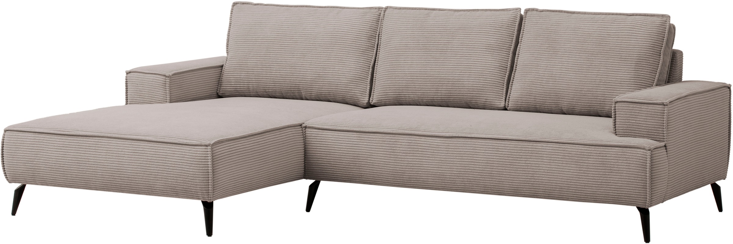 andas Sitzgruppe »TVINNU, Polsterecke L-Form, Schlaffunktion, mit Hocker«, (Set, 2 tlg.), stellbar zum Schlafsofa (Krokodilverbinder)
