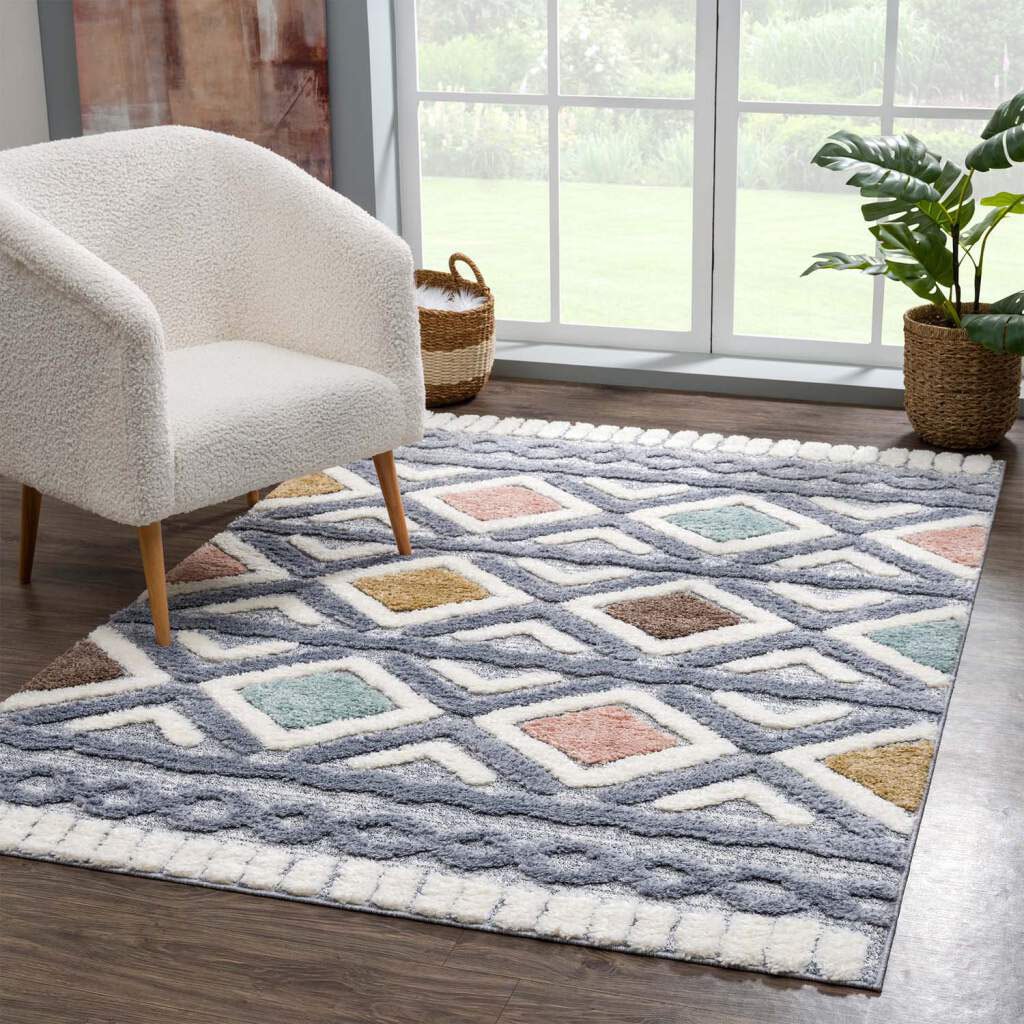 Carpet City Hochflor-Teppich »Focus 3382, Boho-Style«, rechteckig, 20 mm Hö günstig online kaufen