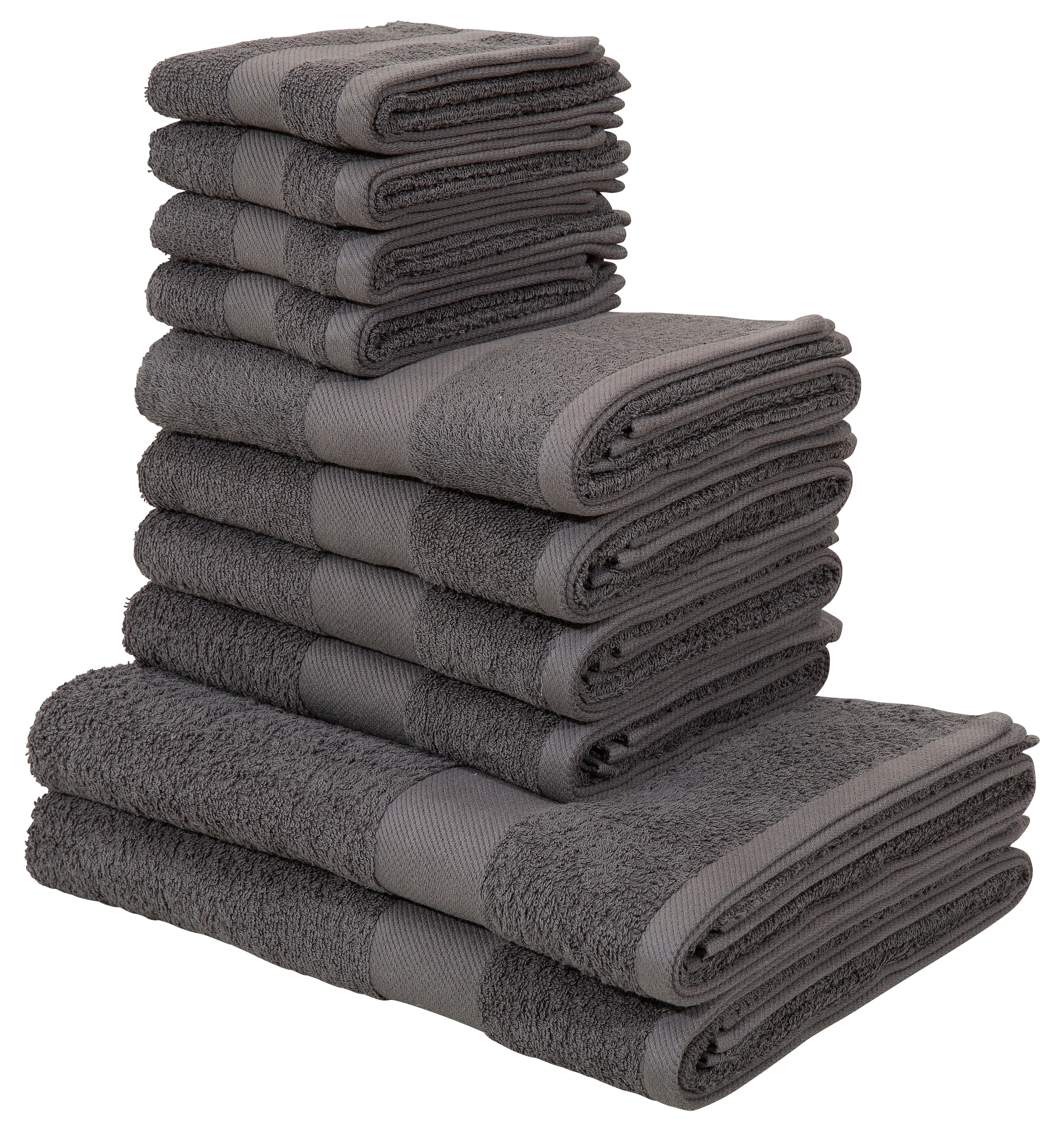 my home Handtuch Set »Melli, 2 Duschtücher 70x140, 4 Handtücher 50x100, 4 G günstig online kaufen