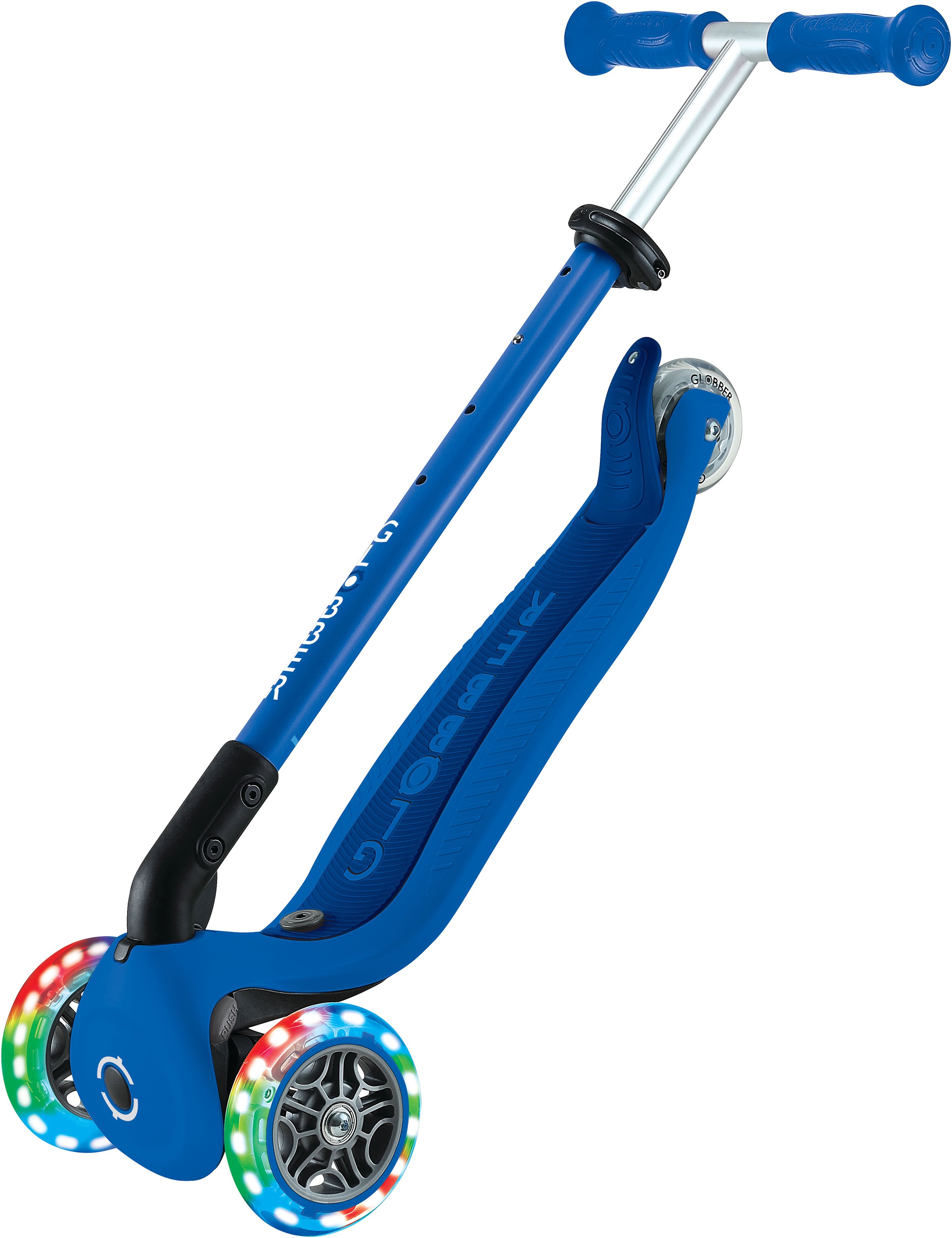 Globber Tretroller »GO-UP ACTIVE LIGHTS mit Leuchtrollen« Dreirad, Laufrad und Scooter
