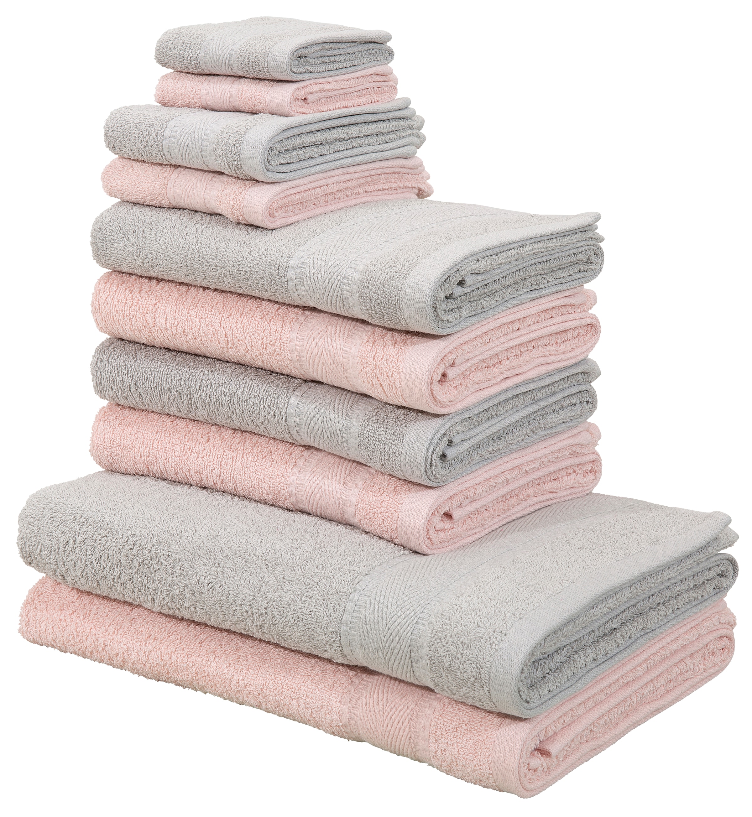 my home Handtuch Set »Afri, Duschtücher, Handtücher, Gästetücher, Seiftüche günstig online kaufen
