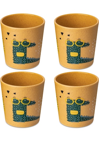 Kinderbecher »CONNECT CUP S ZOO«, (Set, 4 tlg., 4x Becher 190ml)