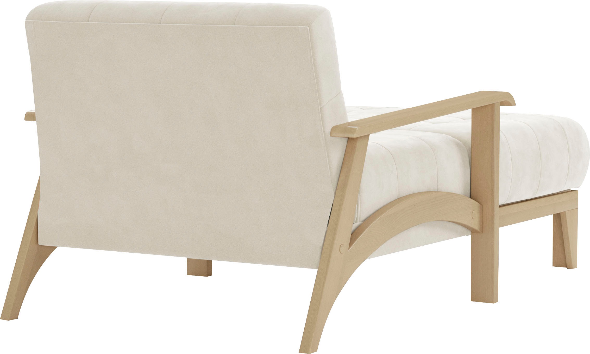 sit&more Recamiere »Billund«, Armlehnen aus Buchenholz in natur, verschiedene Bezüge und Farben