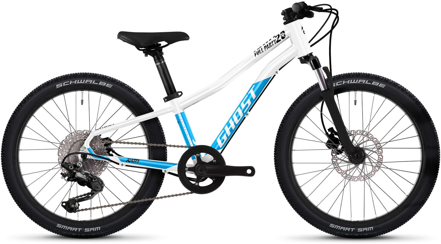 Ghost Mountainbike »Kato 20 Full Party«, 10 Gang, Shimano, Deore RD-M6000 Schaltwerk, Kettenschaltung