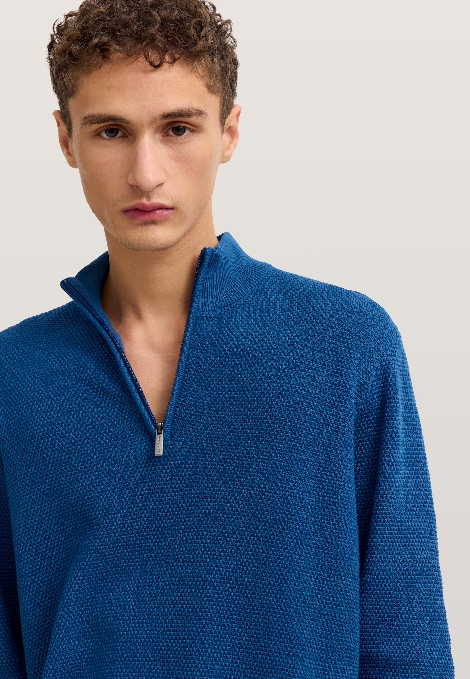 bugatti Troyer »Regular Fit« aus reiner Baumwolle