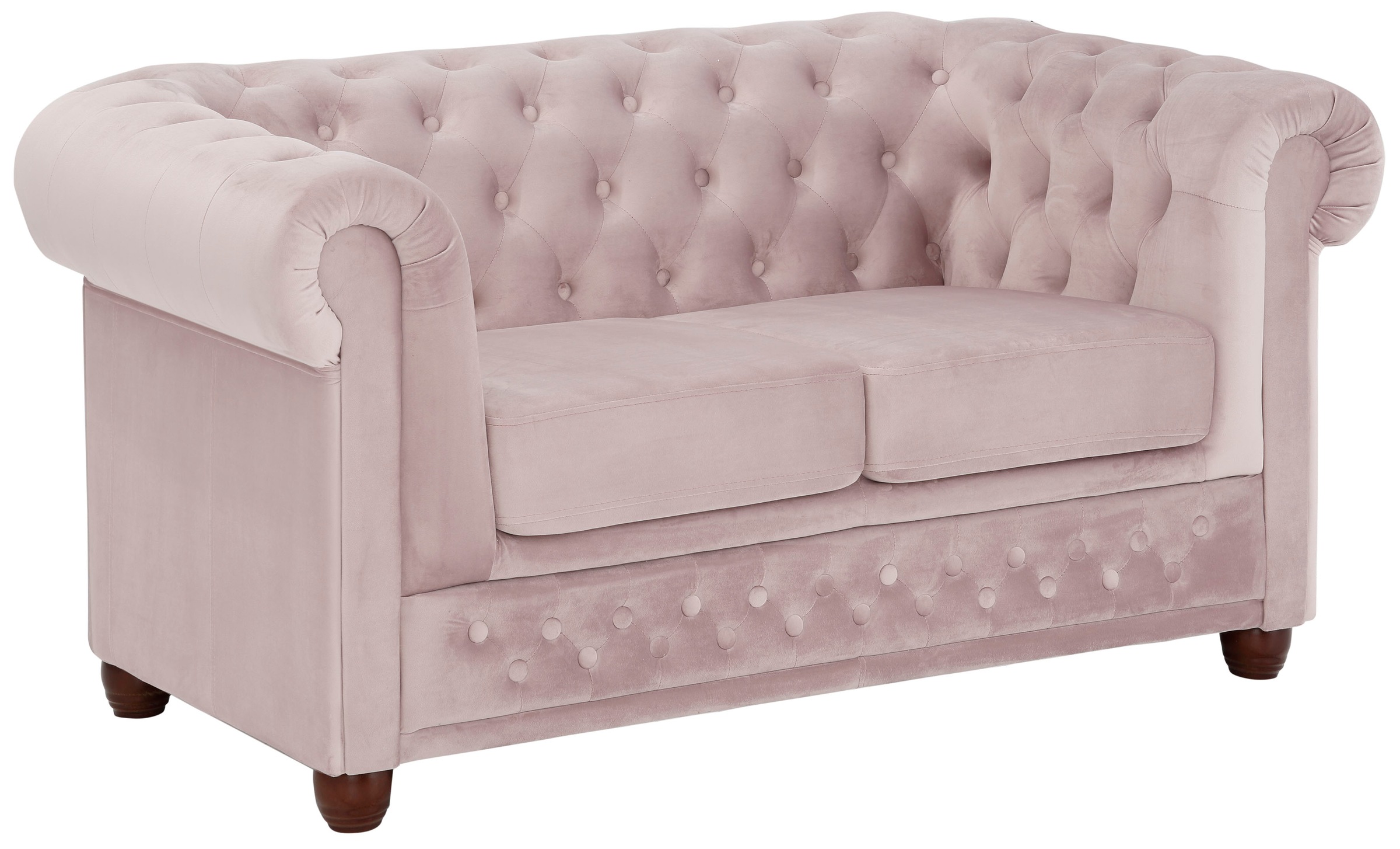 Home affaire Chesterfield-Sofa »New Castle«, mit hochwertiger Knopfheftung in Chesterfield-Design, B/T/H: 148/86/72