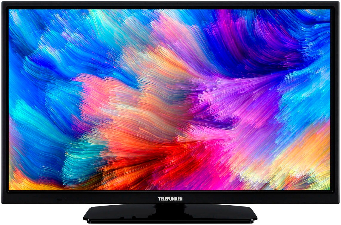 Telefunken LED-Fernseher »L24H554M1CWV«, HD ready, Smart-TV, mit 12-Volt Anschluss