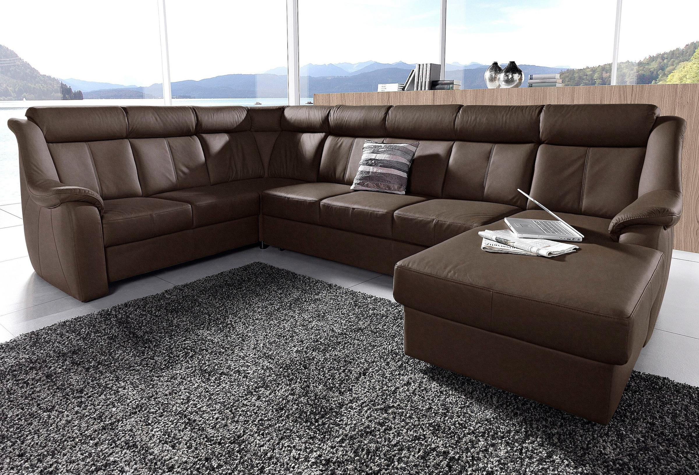 sit&more Wohnlandschaft "Basel U-Form" wahlweise mit Relaxfunktion günstig online kaufen