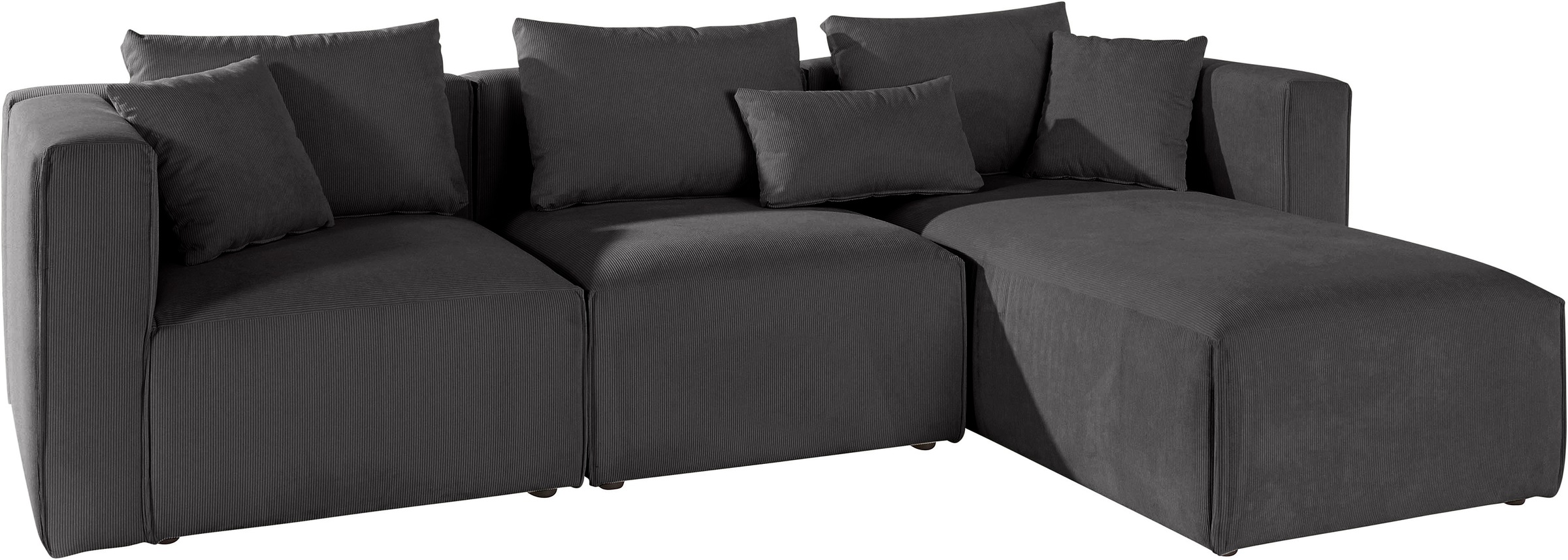 Guido Maria Kretschmer Home&Living Ecksofa »Comfine L-Form«, zusammengesetzt aus Modulen, 3 Bezugsqualitäten und viele Farben
