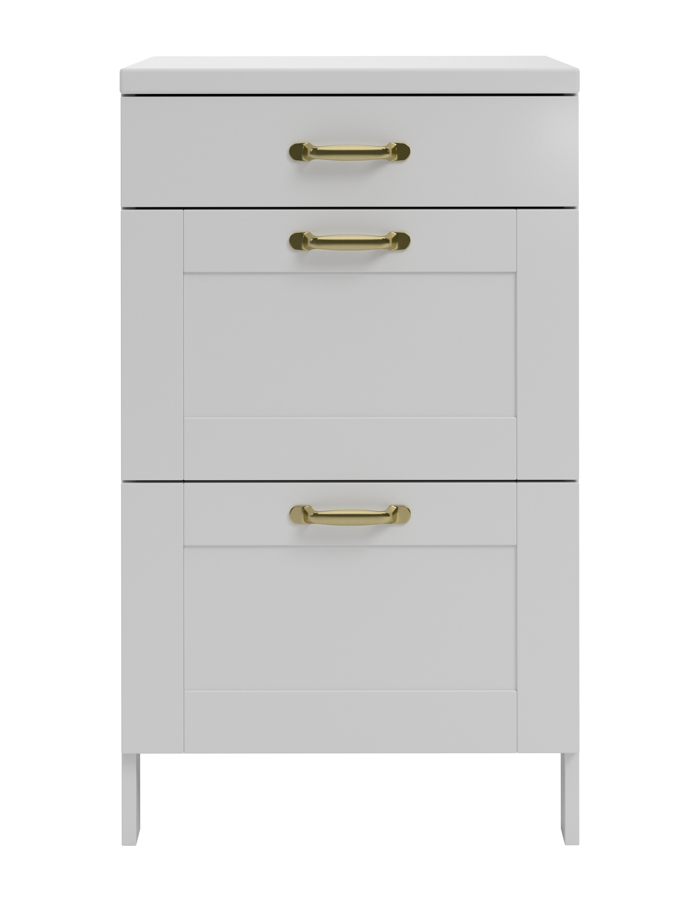 Home affaire Unterschrank »Alba«, Breite 50 cm, Kiefer massiv, 3 Schubkästen