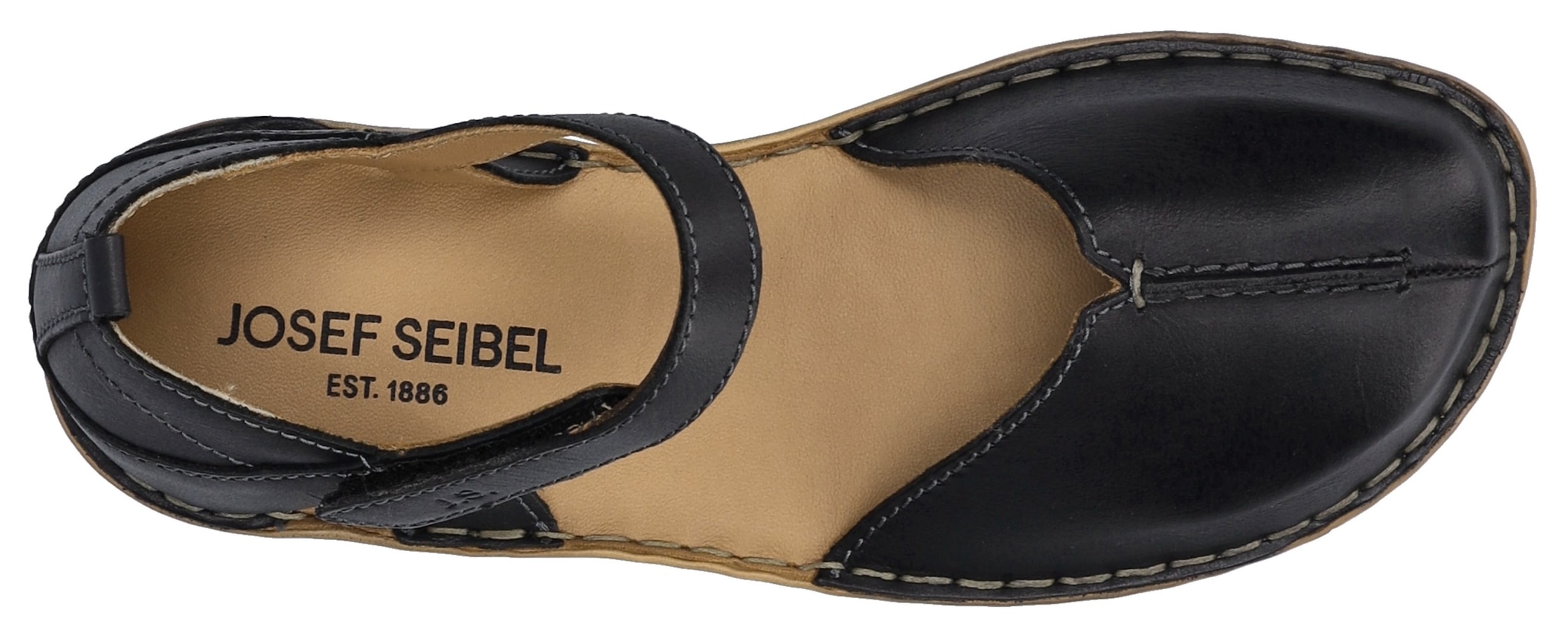 Josef Seibel Riemchenballerina »ROSALIE 42«, Sandale, Spangenschuh, Komfortschuh mit Klettverschluss