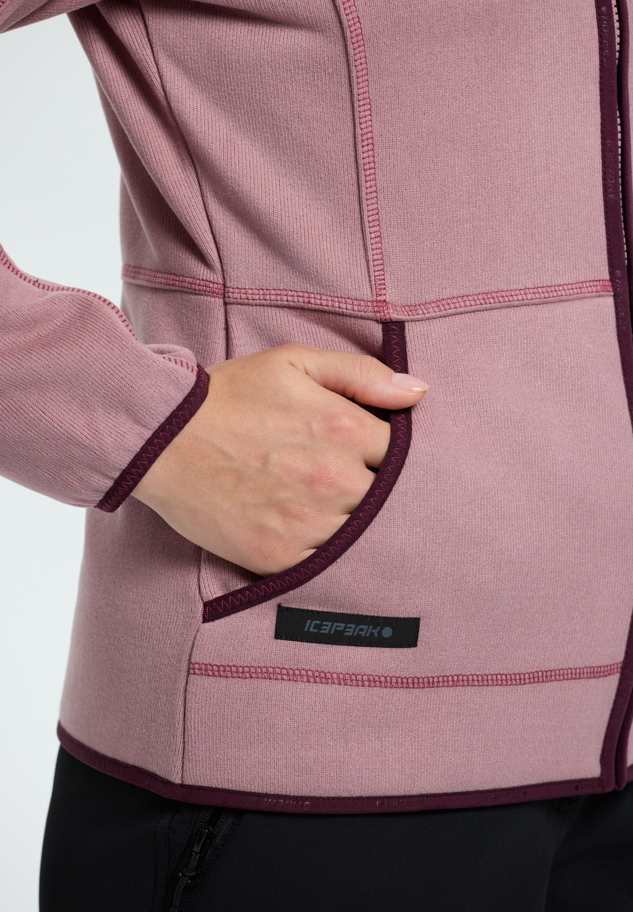 Icepeak Fleecejacke »ICEPEAK AMYRY« mit Stehkragen, für vielseitige Aktivitäten, normale Passform