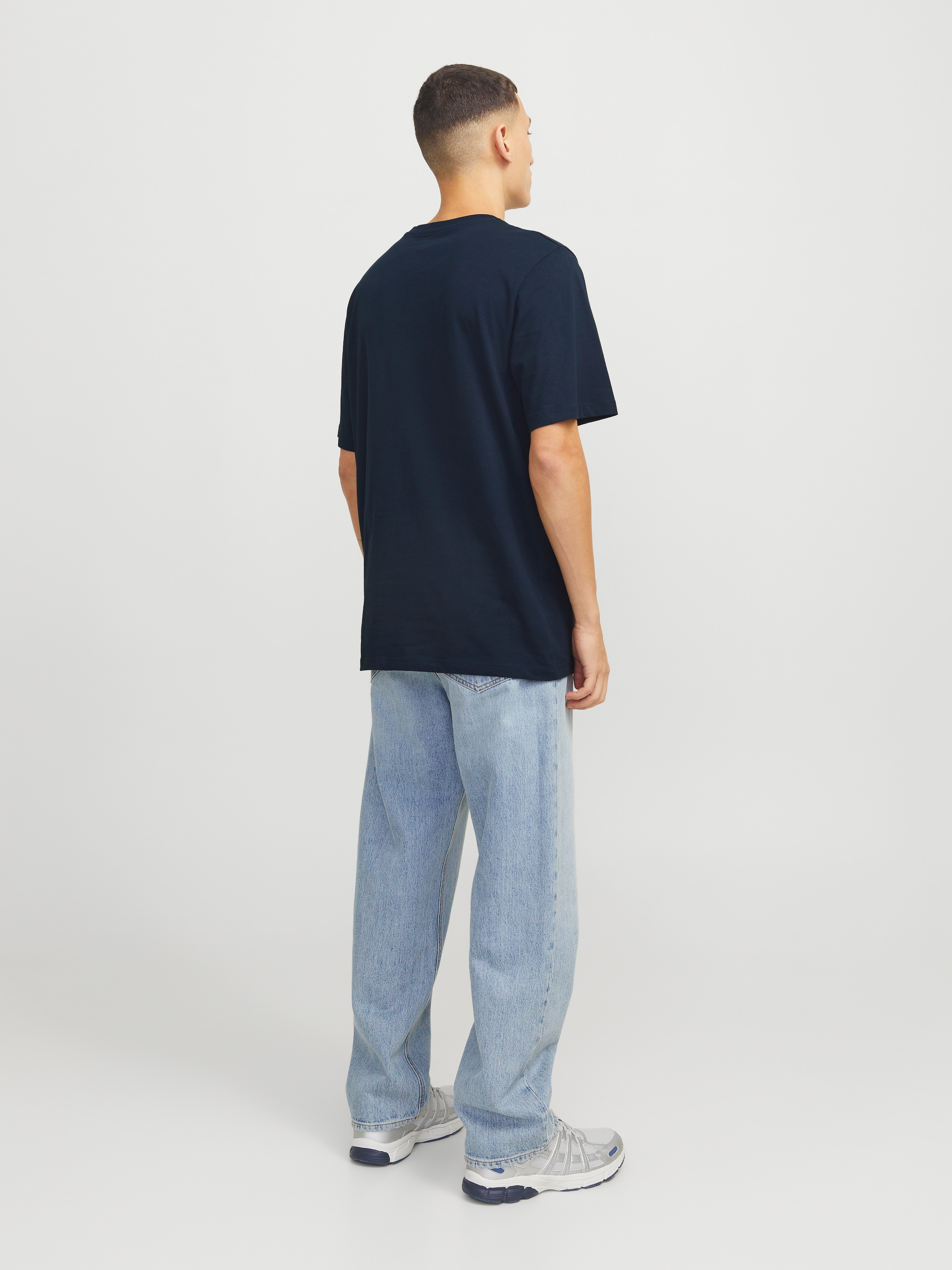 Jack & Jones Print-Shirt »JJHUDSON TEE SS CREW NECK«