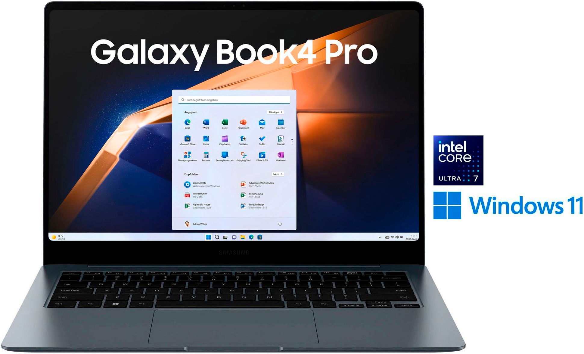 Notebook »NP940X Galaxy Book4 Pro 14''«, 35,6 cm, / 14 Zoll, Intel, Core Ultra 7, 512...