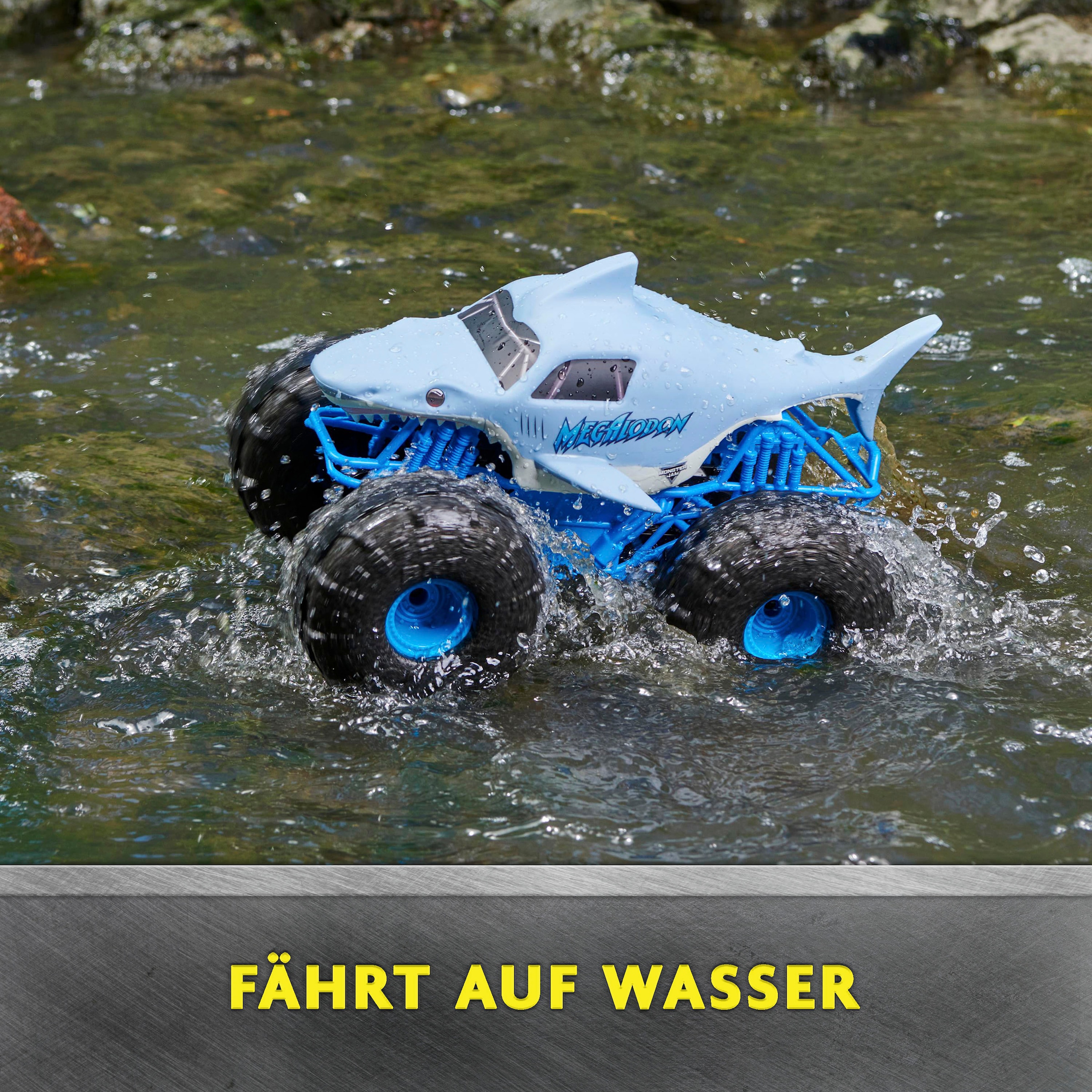 Spin Master RC-Auto »Monster Jam - Megalodon Storm«, für Land und Wasser