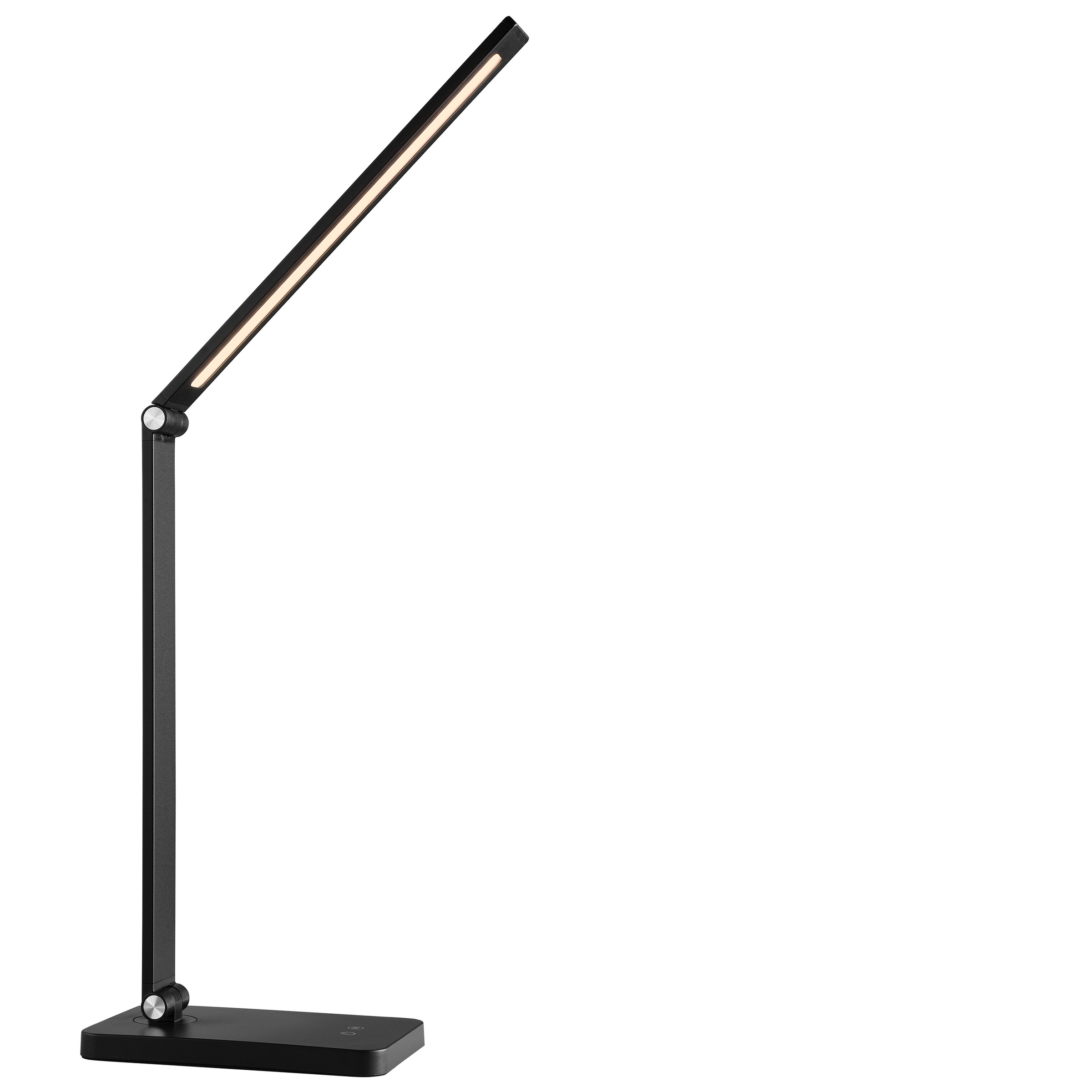 Brilliant LED Tischleuchte »Lomina« LED-Modul 1 Stk. warmweiß - kaltweiß 550 Lumen, 3000-6500K, dimmbar, USB, 38x11 cm