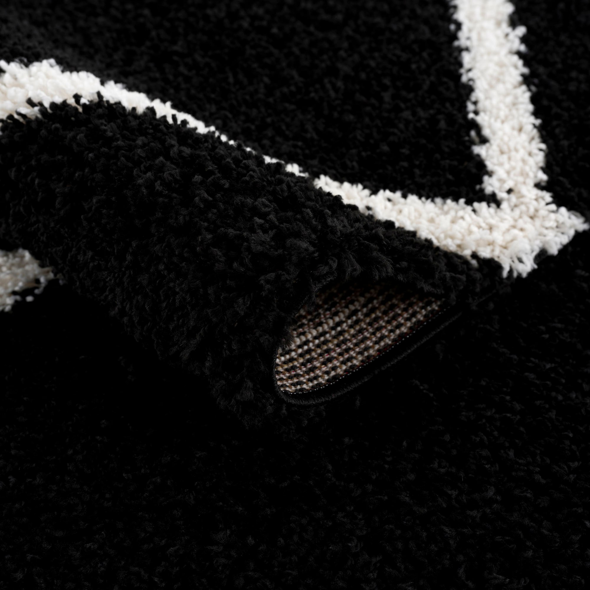 Sanat Hochflor-Teppich »Madrid«, rechteckig, 30 mm Höhe, Wohnzimmer, Langflor, Shaggy Teppich