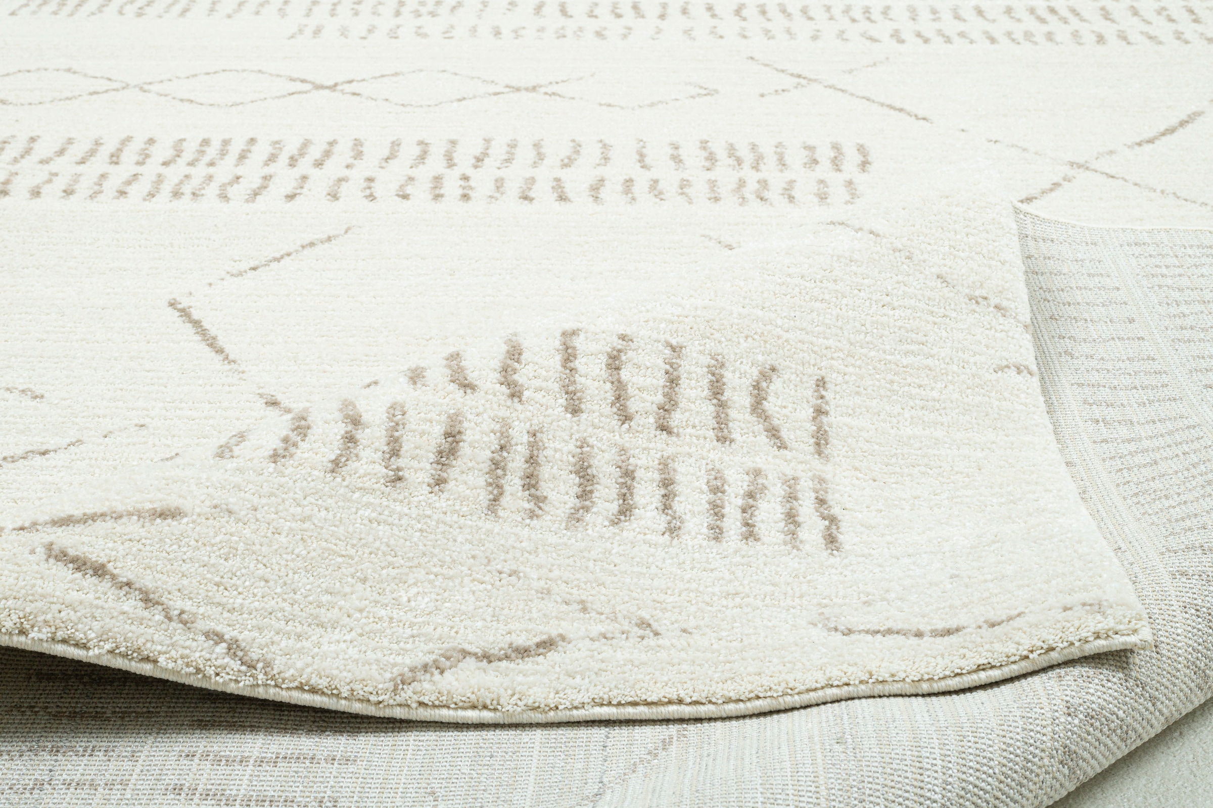 Gino Falcone Teppich »Durlesti 4927«, rechteckig, 13 mm Höhe, Kurzflor, modernes Rauten Design, Boho, Wohnzimmer, Esszimmer