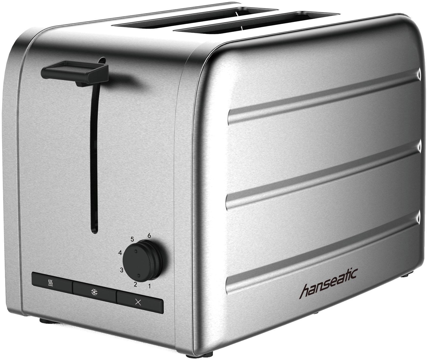 Hanseatic Toaster »36814853«, 2 kurze Schlitze, 1050 W