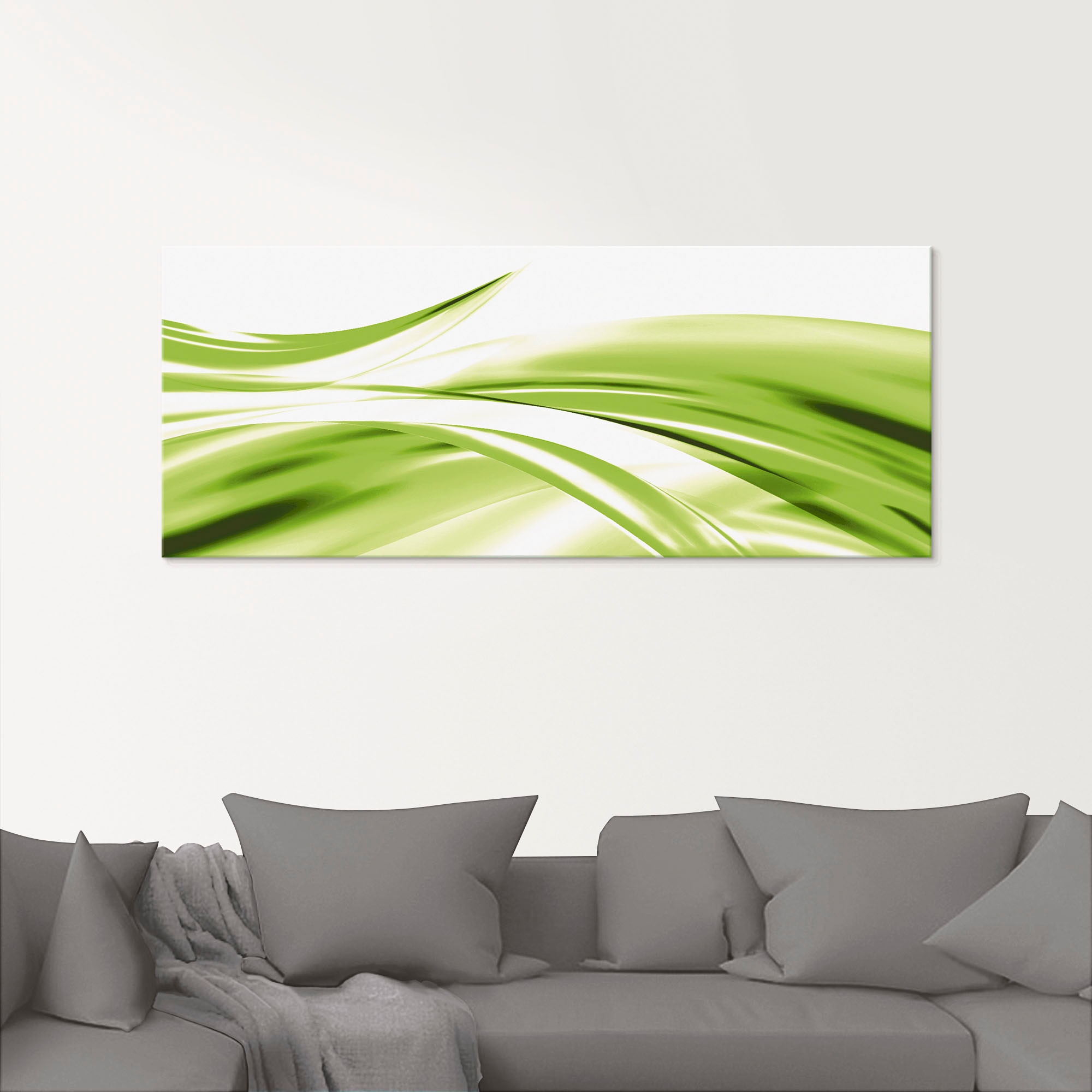 Artland Glasbild »Schöne Welle - Abstrakt«, Gegenstandslos, (1 St.), in verschiedenen Größen