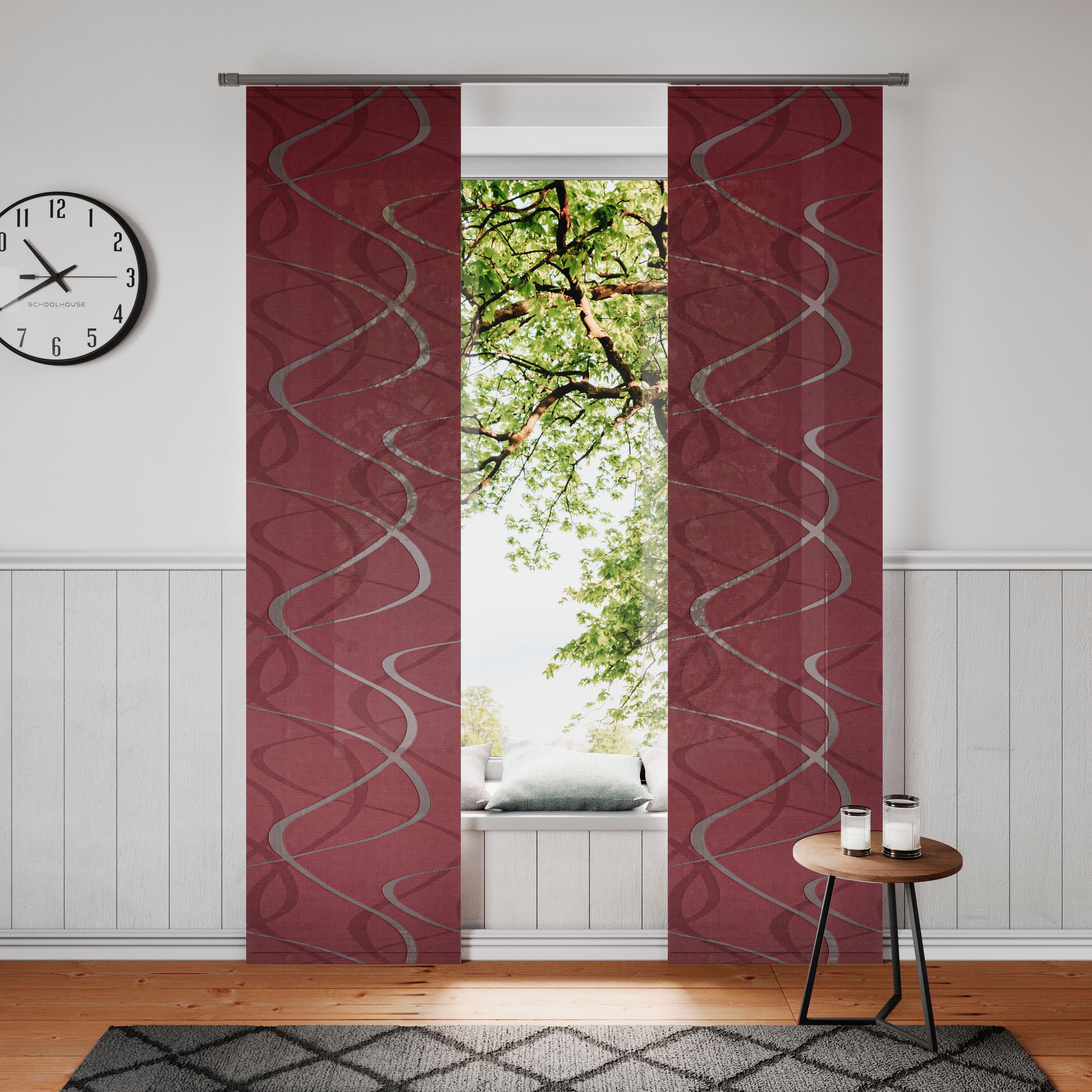 Neutex for you! Schiebegardine »Pelotas« Klettband 1 Stk. tlg. inkl. Befest günstig online kaufen