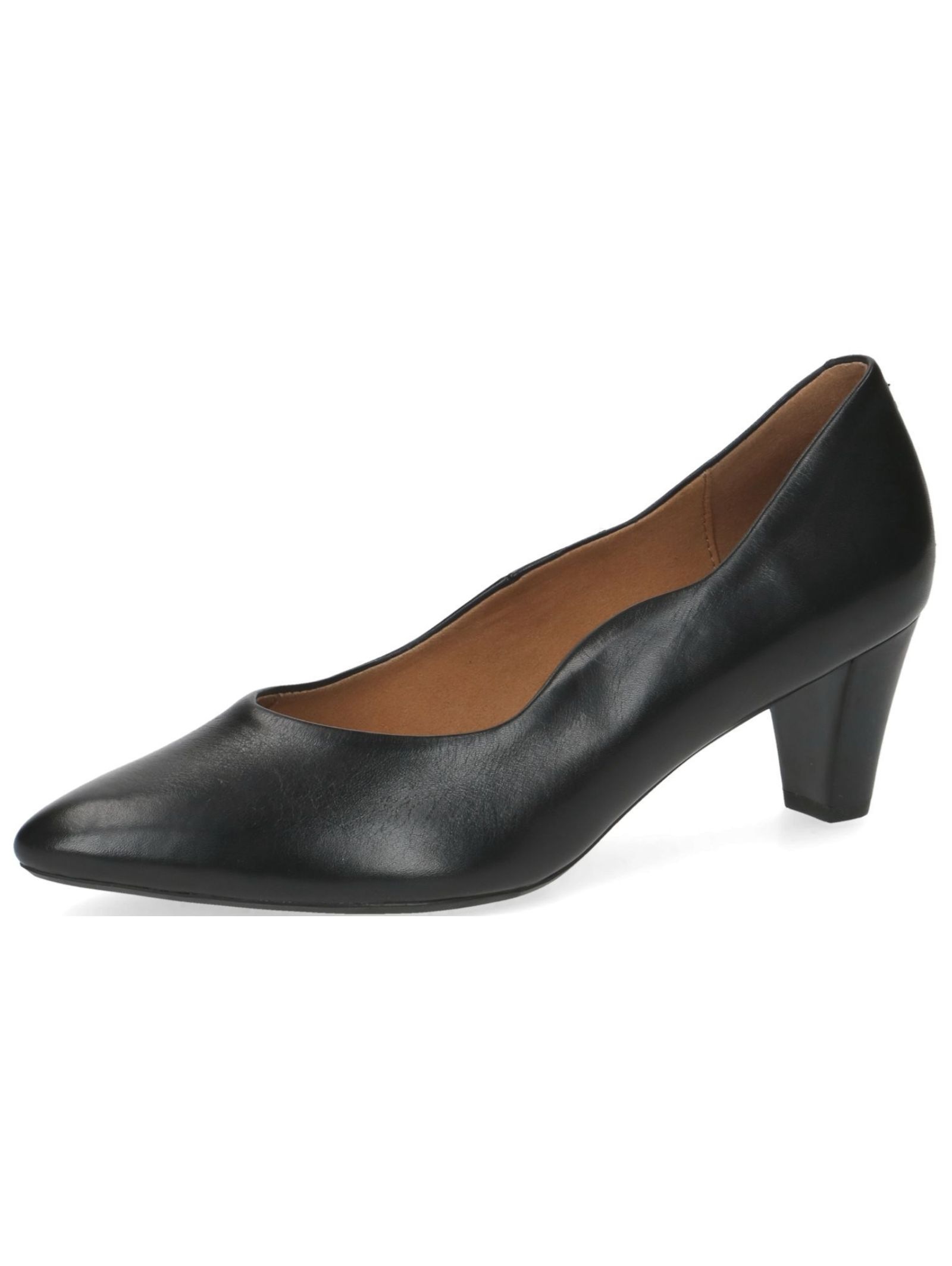 CAPRICE Pumps »Pumps Leder« Schwarz 41 41 Verschluss: Schlupfschuh