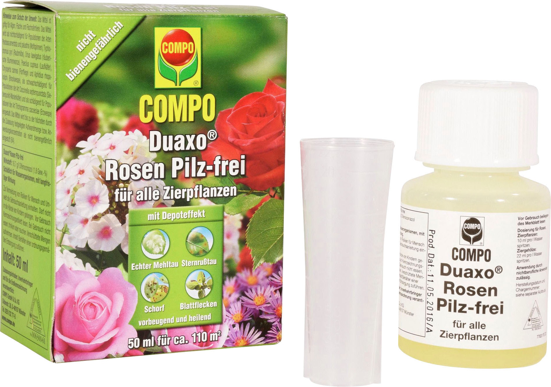 Compo PflanzenPilzfrei »Duaxo Rosen Pilzfrei für alle Zierpflanzen