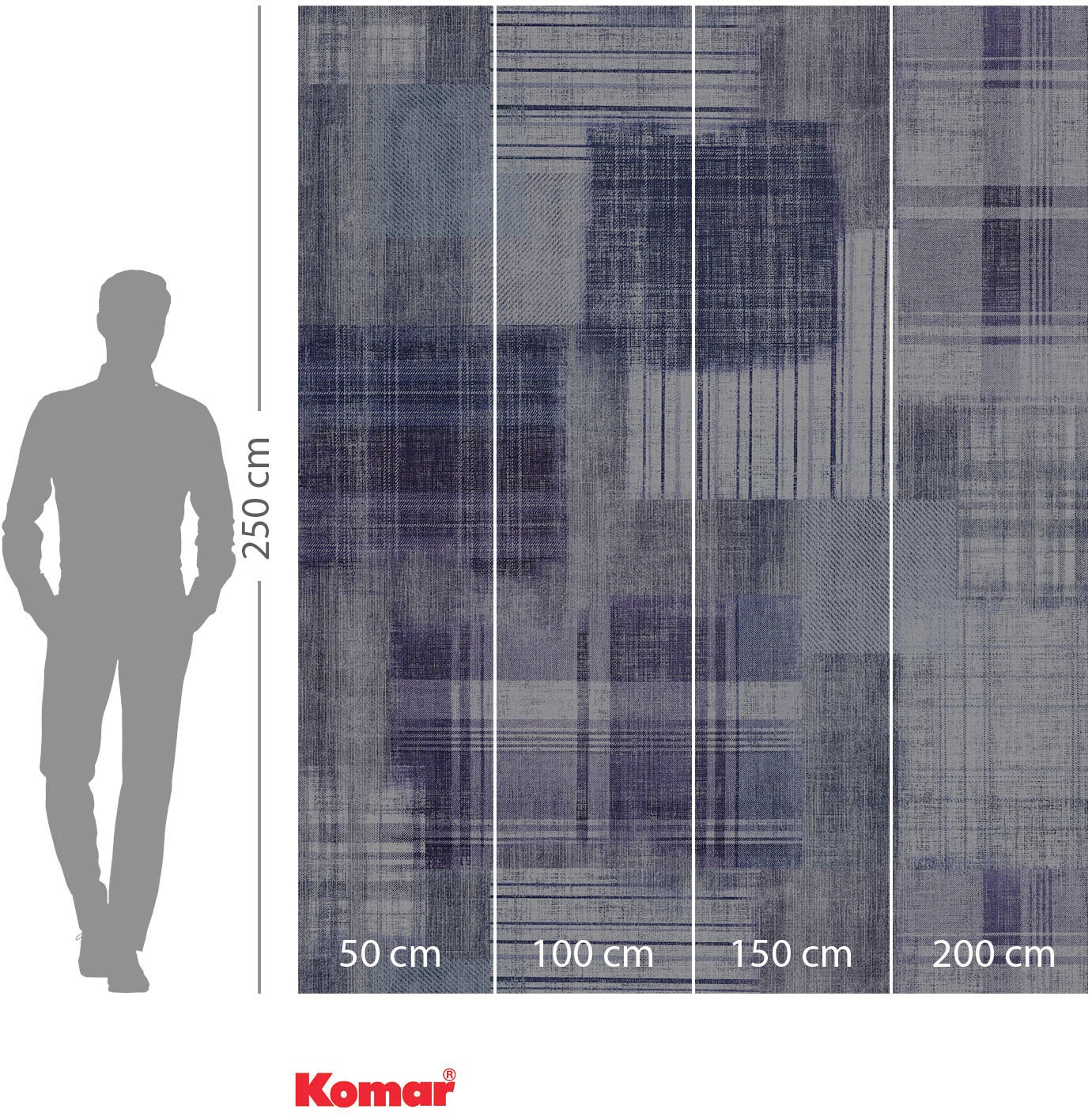Komar Vliestapete »Digitaldruck Vlies - Unique Unity - Größe 200 x 250 cm«, bedruckt, Wohnzimmer, Schlafzimmer
