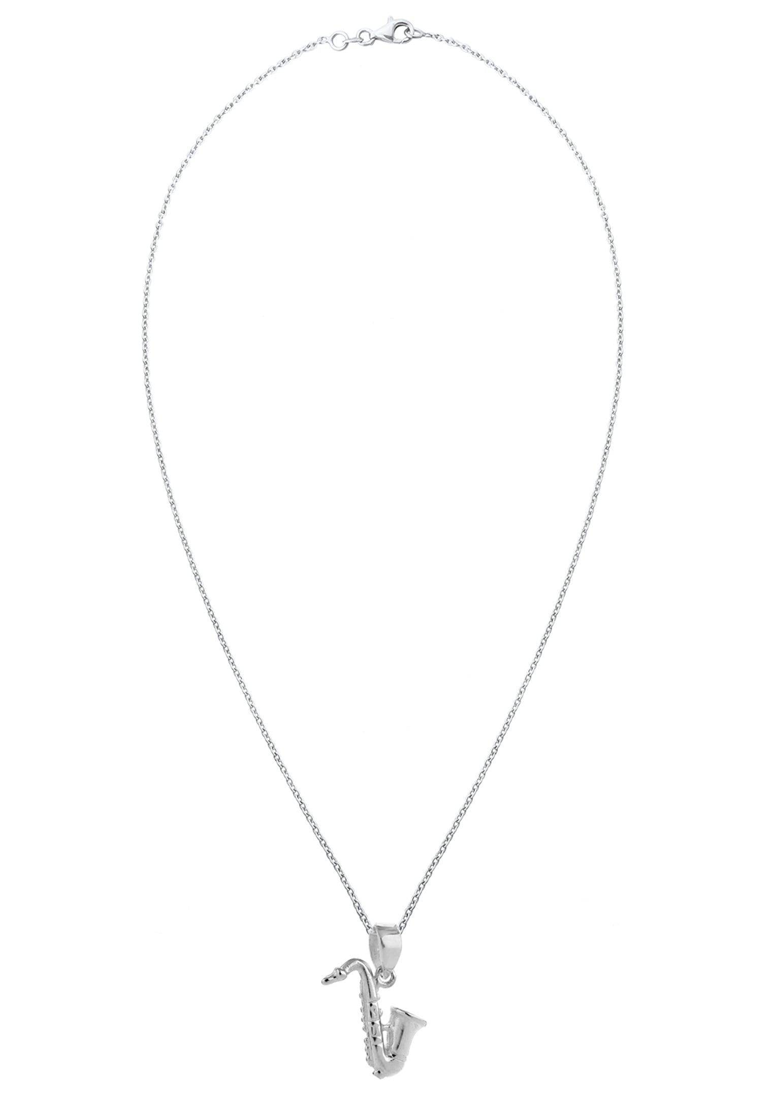 Nenalina Kette mit Anhänger »Saxophon Symbol Musik Instrument 925 Silber«