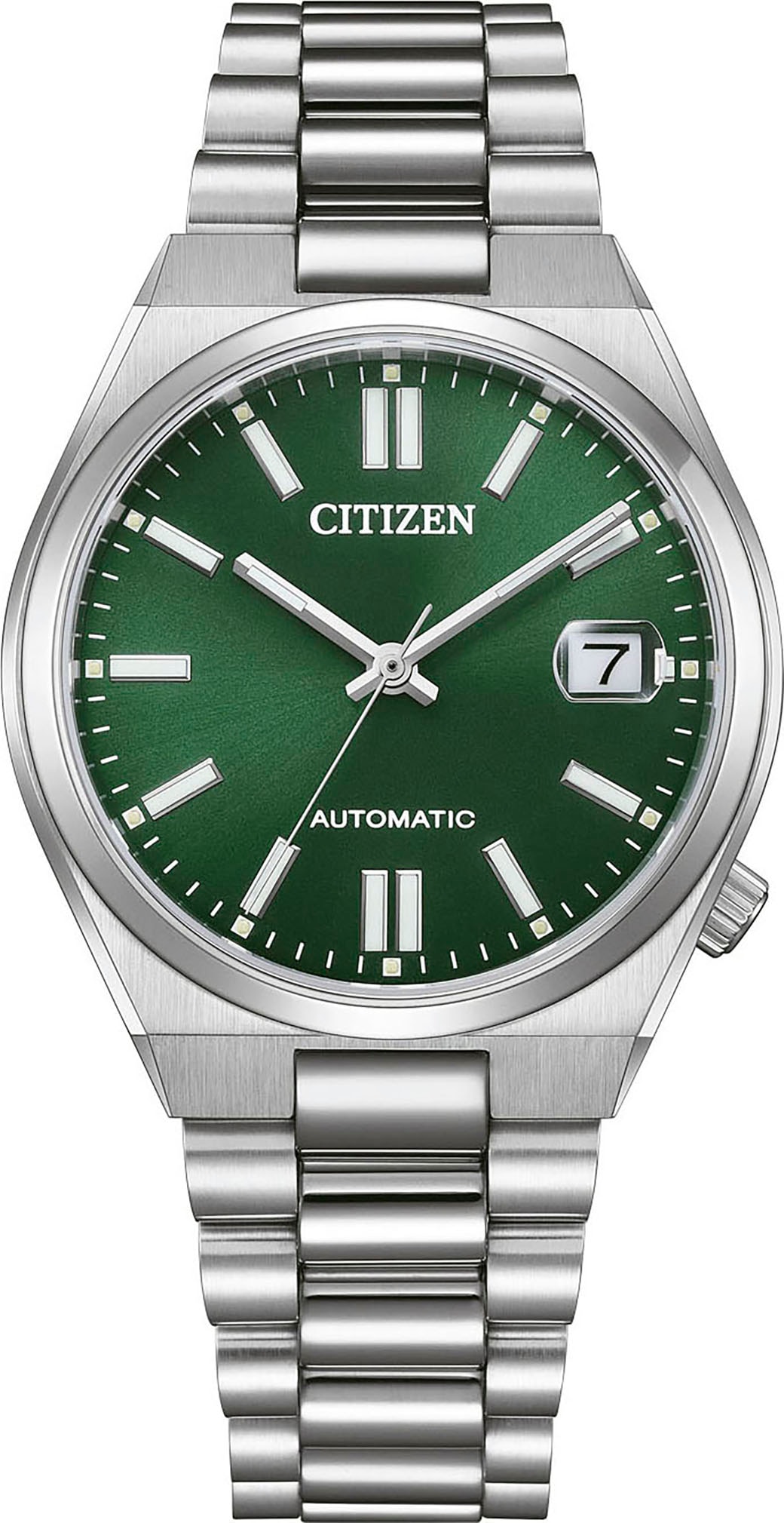 Citizen Automatikuhr »Tsuyosa«, Armbanduhr, Damenuhr, Mechanische Uhr, Edelstahlarmband, analog, Tag