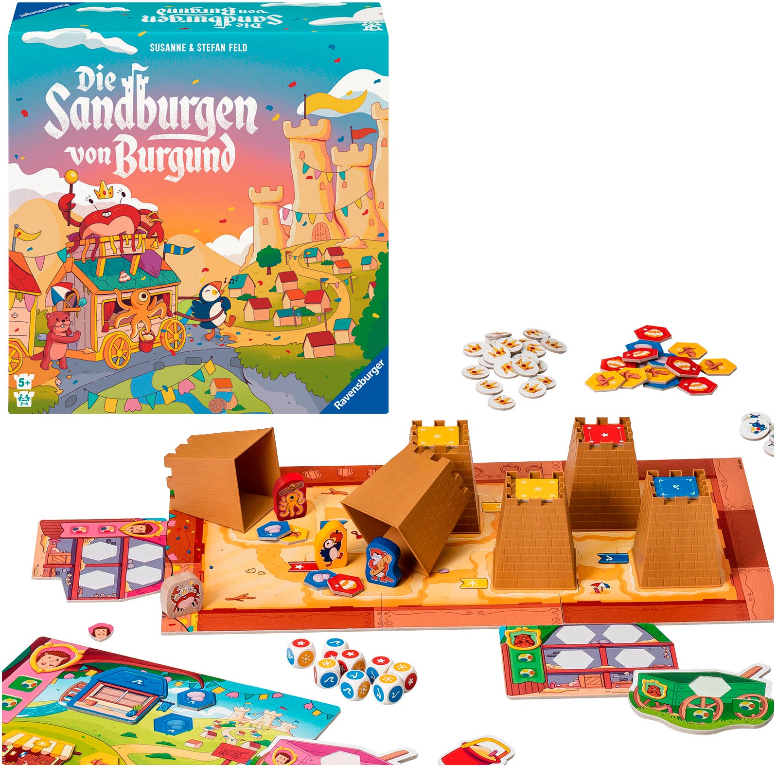 Ravensburger Spiel »Die Sandburgen von Burgund«, Made in Europe