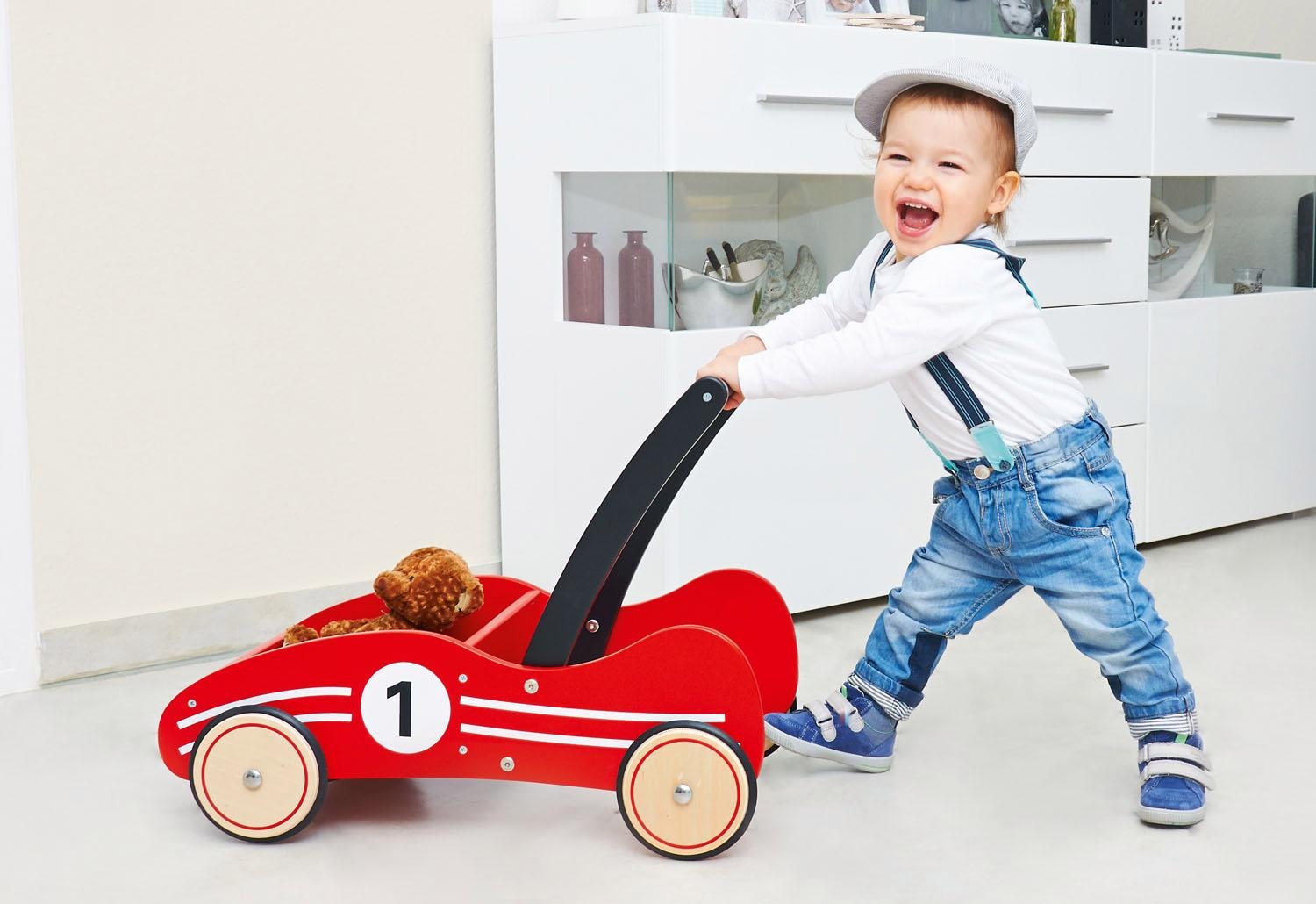 Pinolino® Lauflernwagen »Holzspielzeug, Kimi, online rot« kaufen